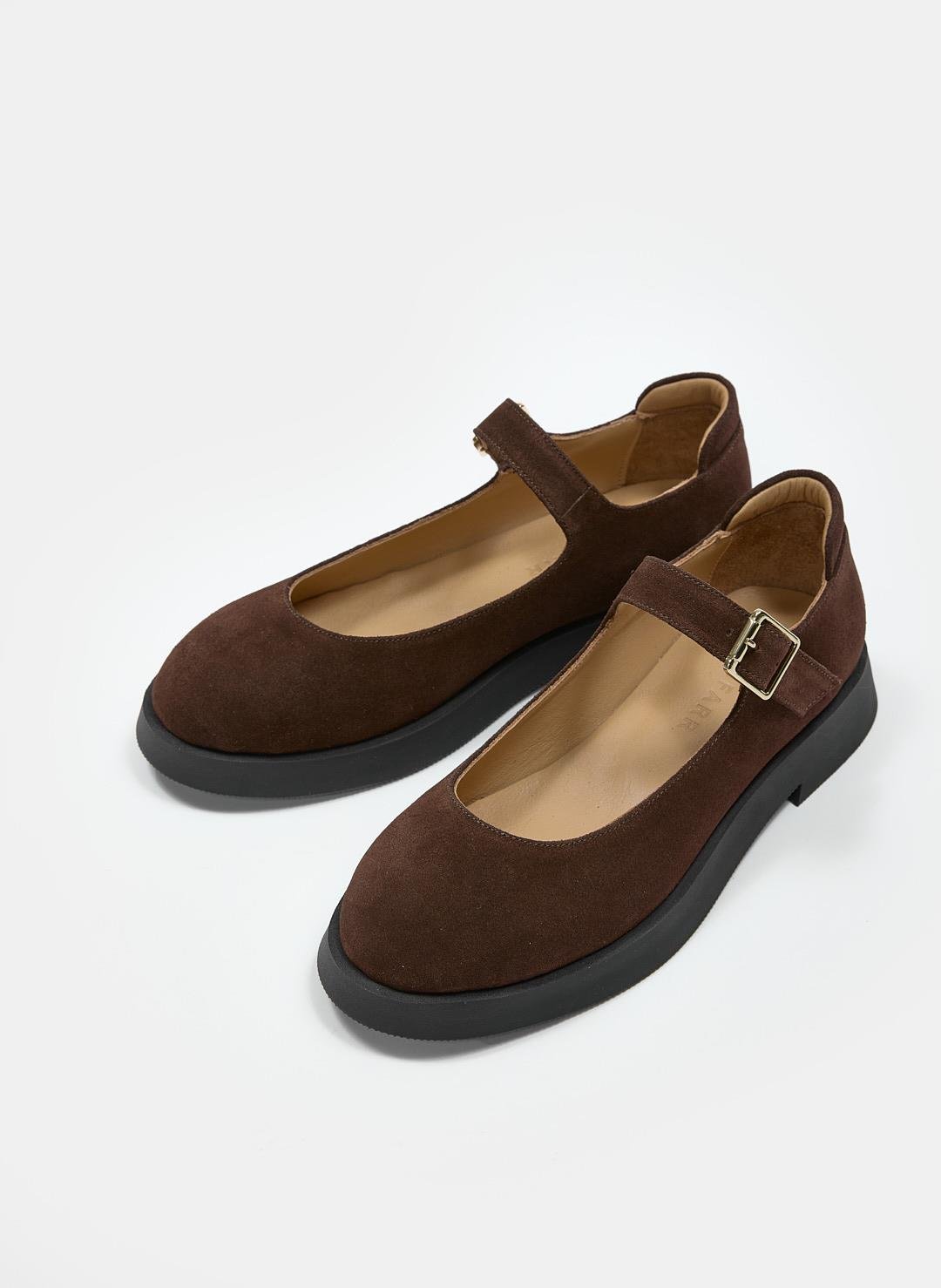 Panthera Kahve Süet Hakiki Deri Kadın Loafer