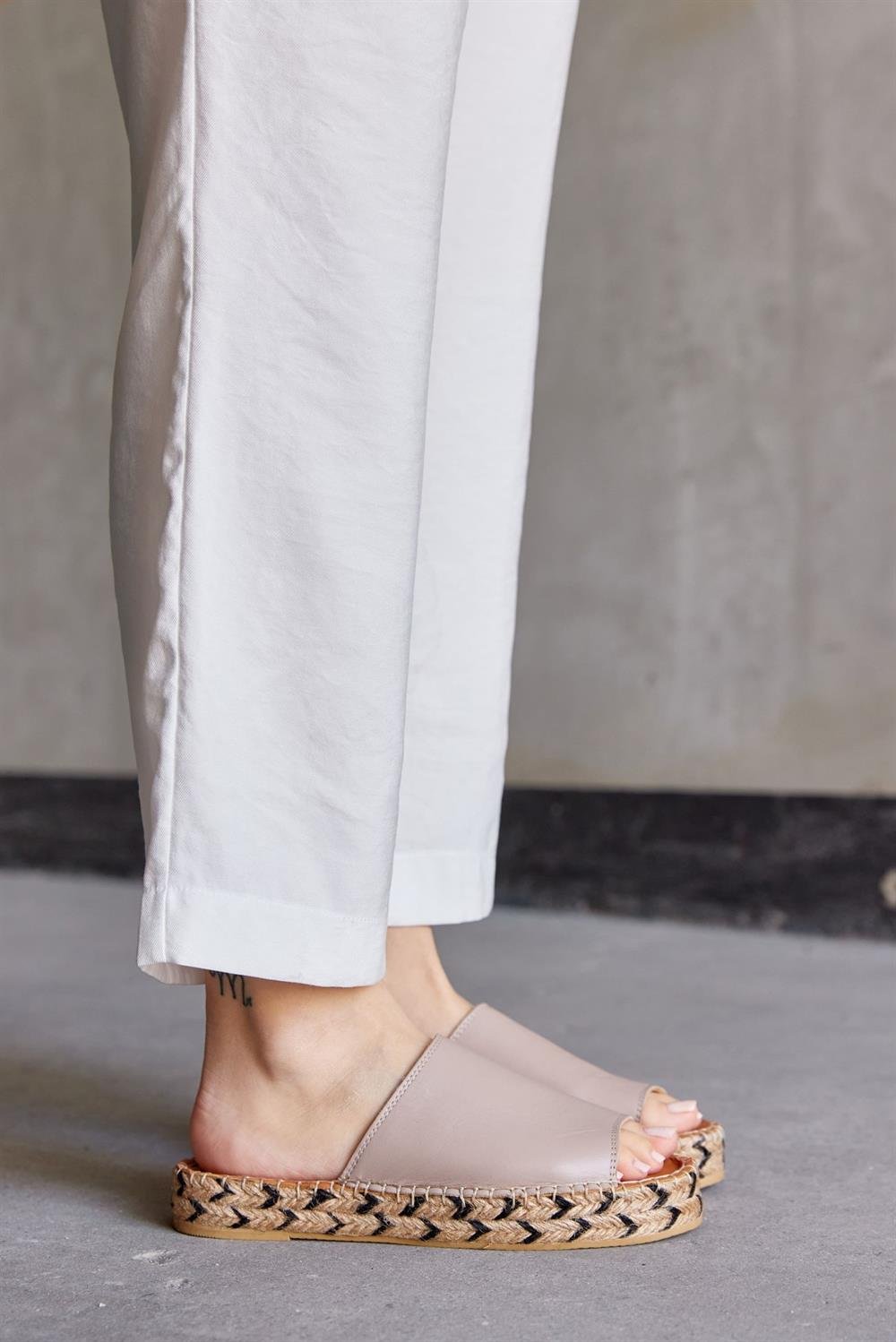 Пера Женские Эспадрильи из Натуральной Кожи