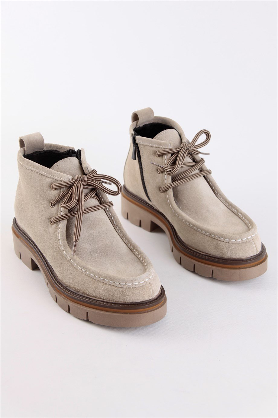 Marcela Bej Hakiki Süet Kadın Bot