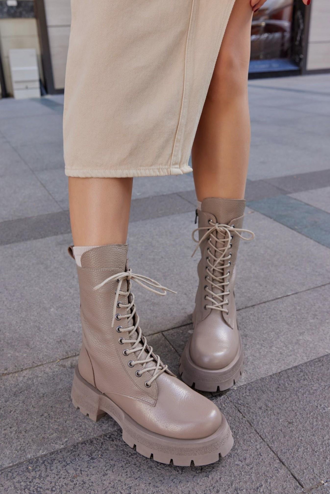 Rody Vizon Hakiki Deri Kalın Tabanlı Kadın Bot