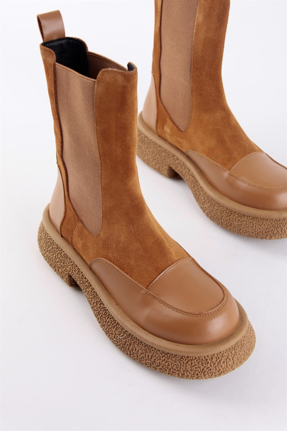 Rose Taba Süet Deri Kadın Bot