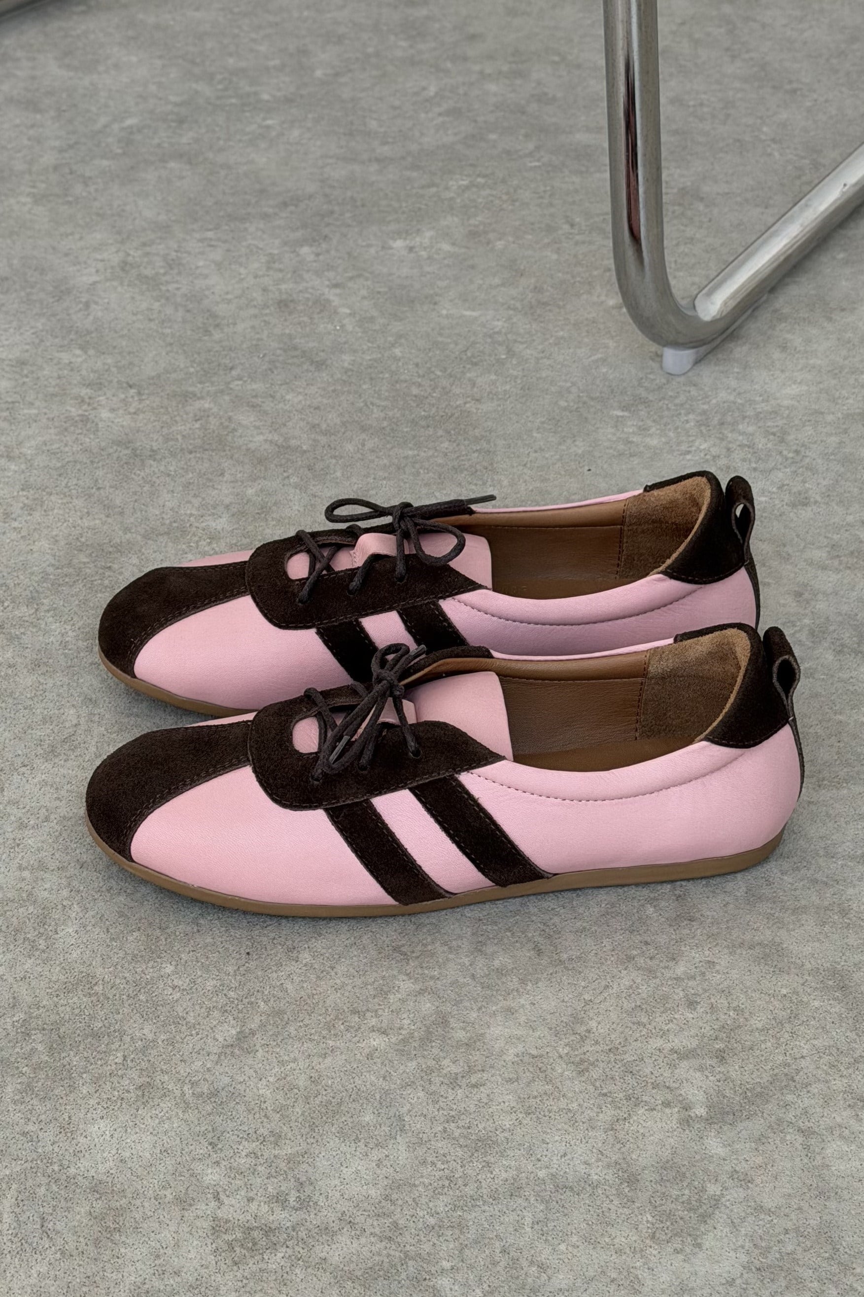 Solea Pembe Hakiki Deri Kadın Sneaker