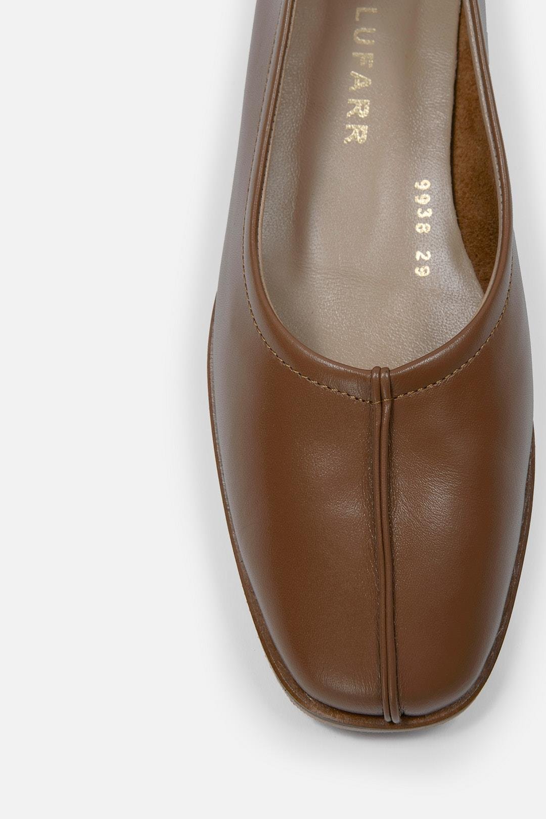 Tayga Tan Genuine Leather Women's Ballerinas