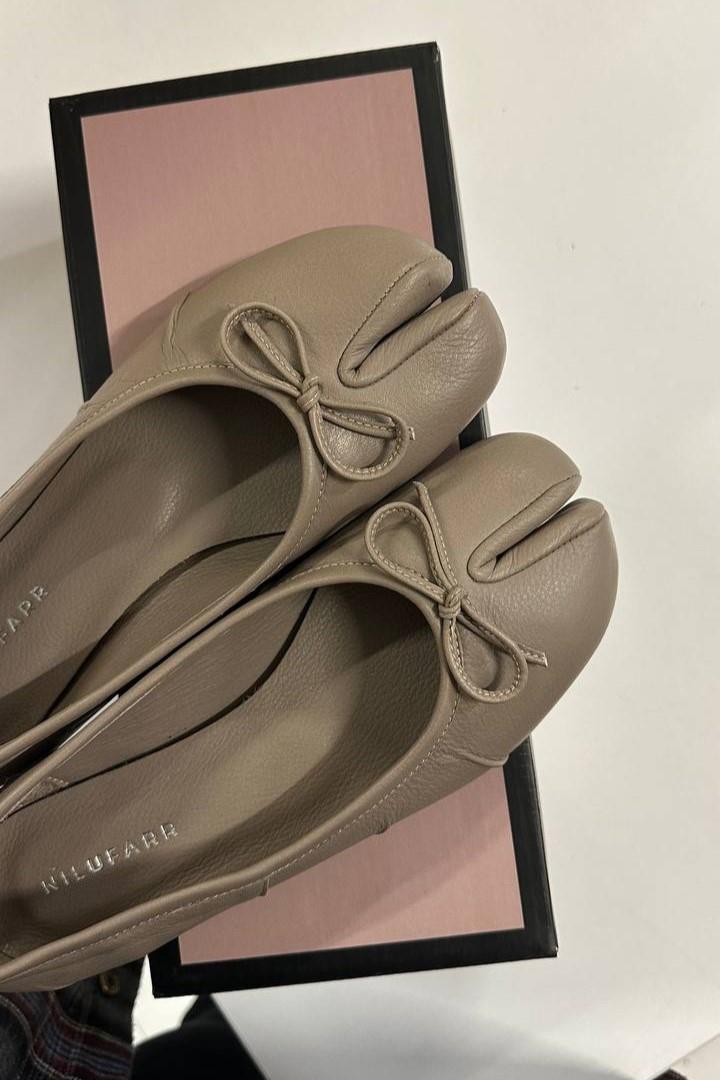 Tonya Vizon Hakiki Deri Kadın Babet