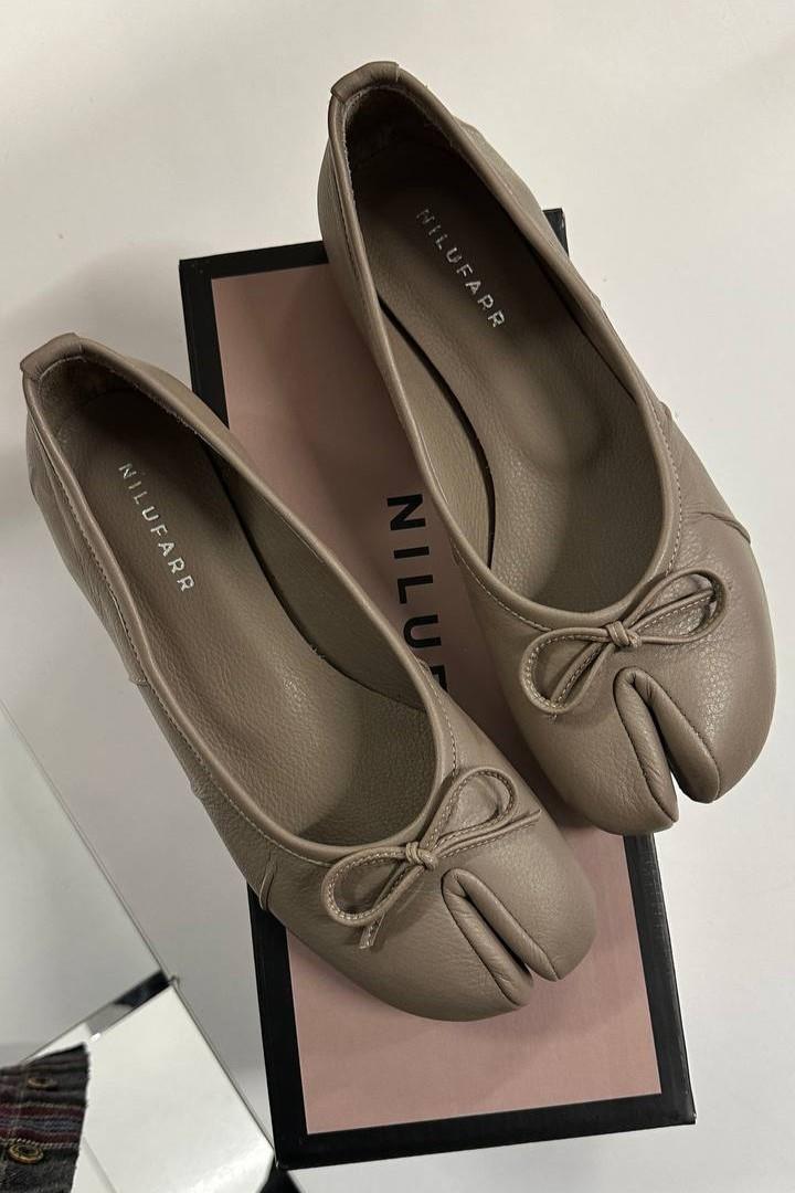 Tonya Vizon Hakiki Deri Kadın Babet