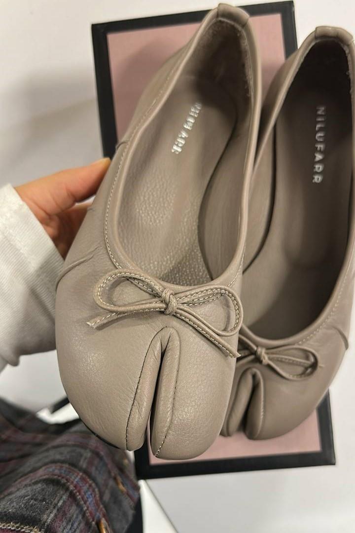 Tonya Vizon Hakiki Deri Kadın Babet