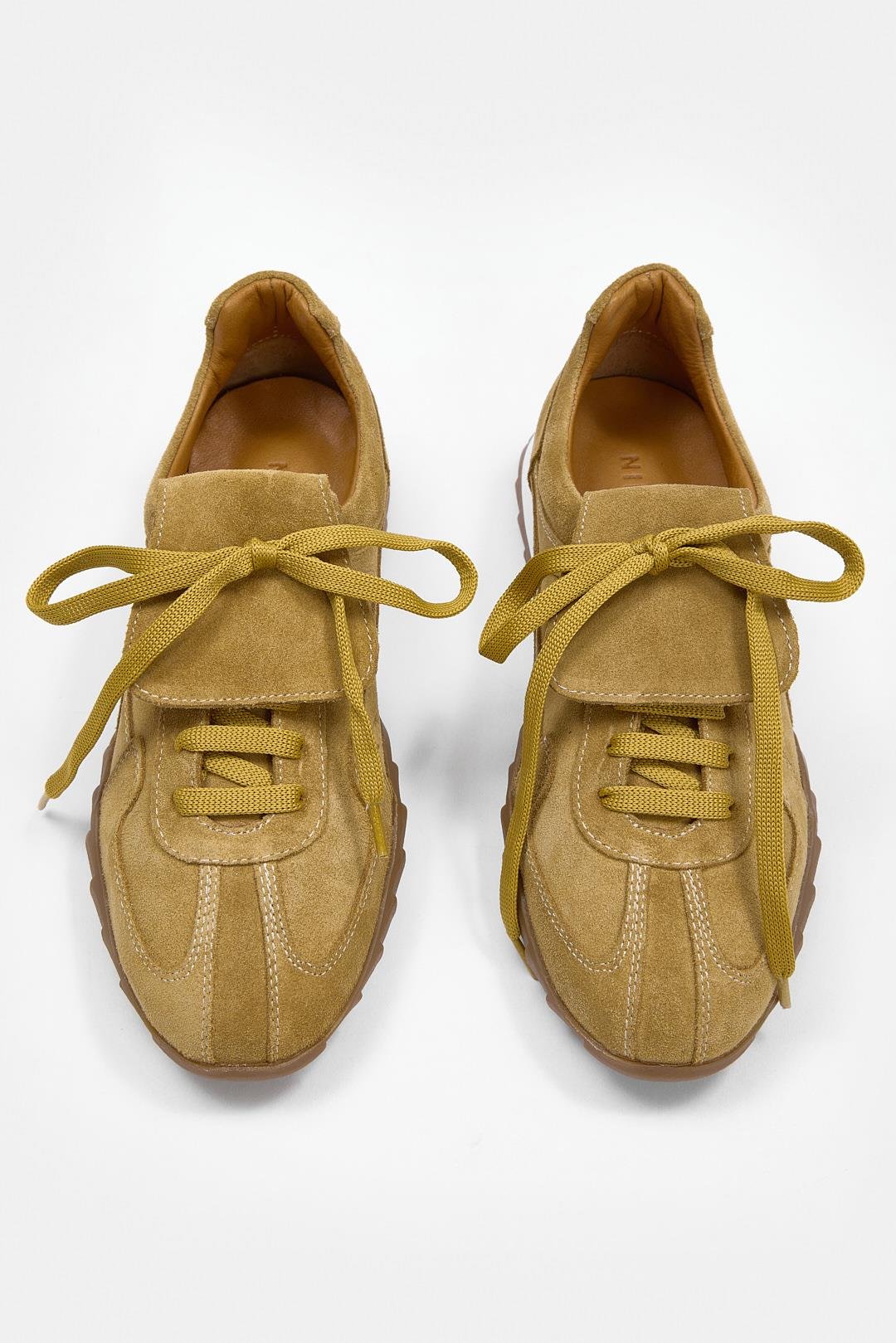 Welissa Camel Süet Hakiki Deri Kadın Sneaker