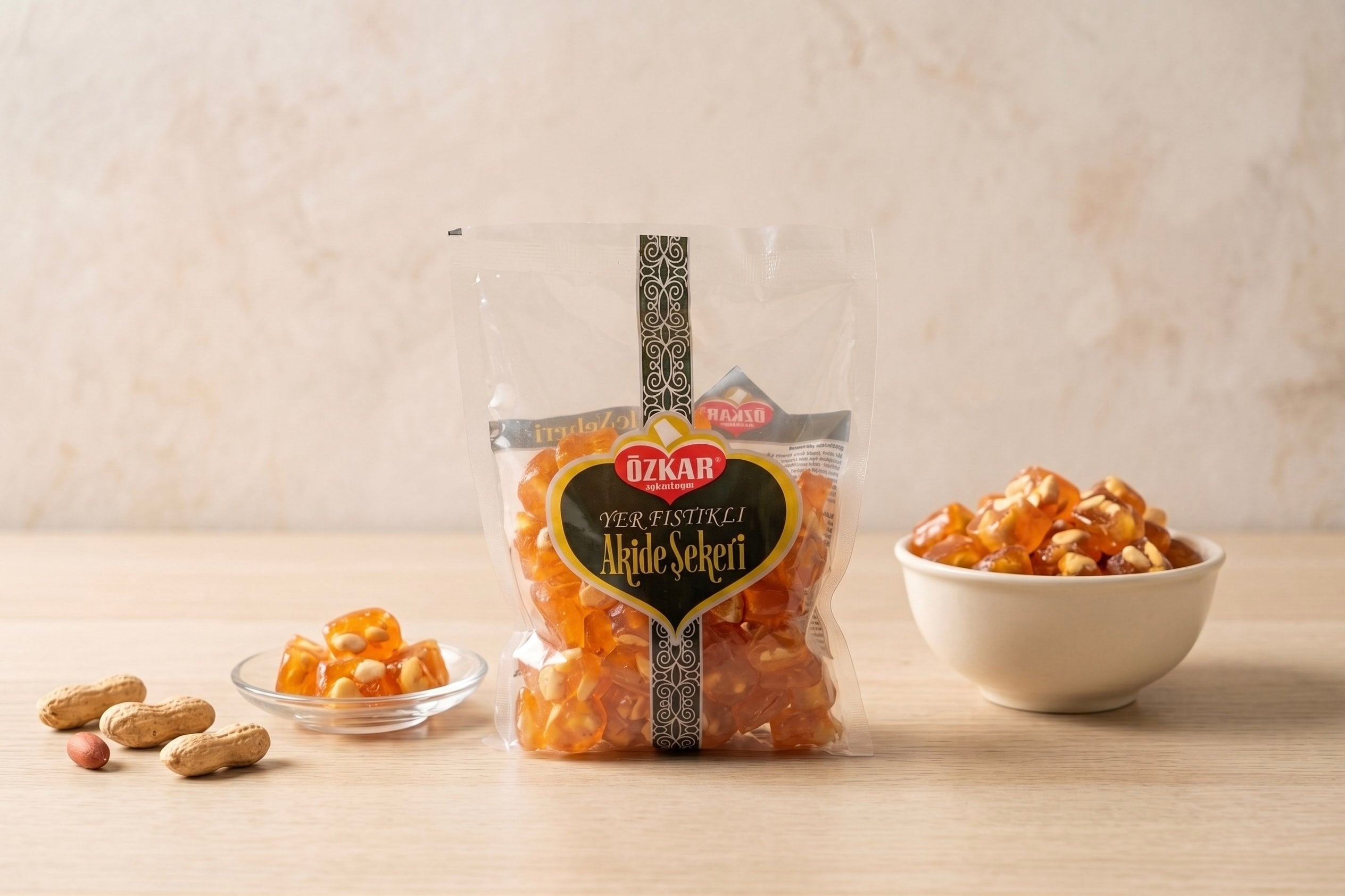 Fıstıklı Akide Şekeri (340g)