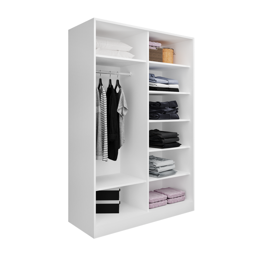 AKASYA 4 KAPILI 9 BÖLMELİ DOLAP