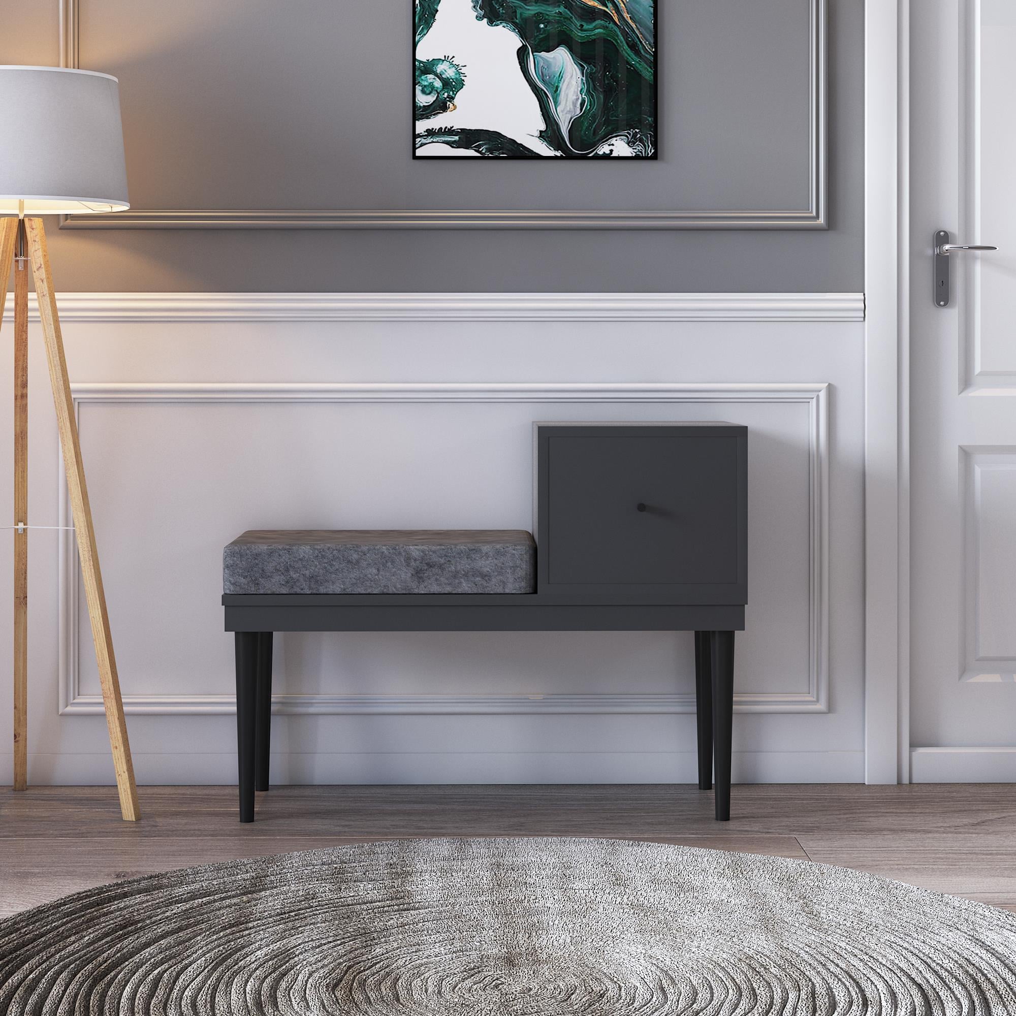 PARİS MODERN PUF ANTRASİT