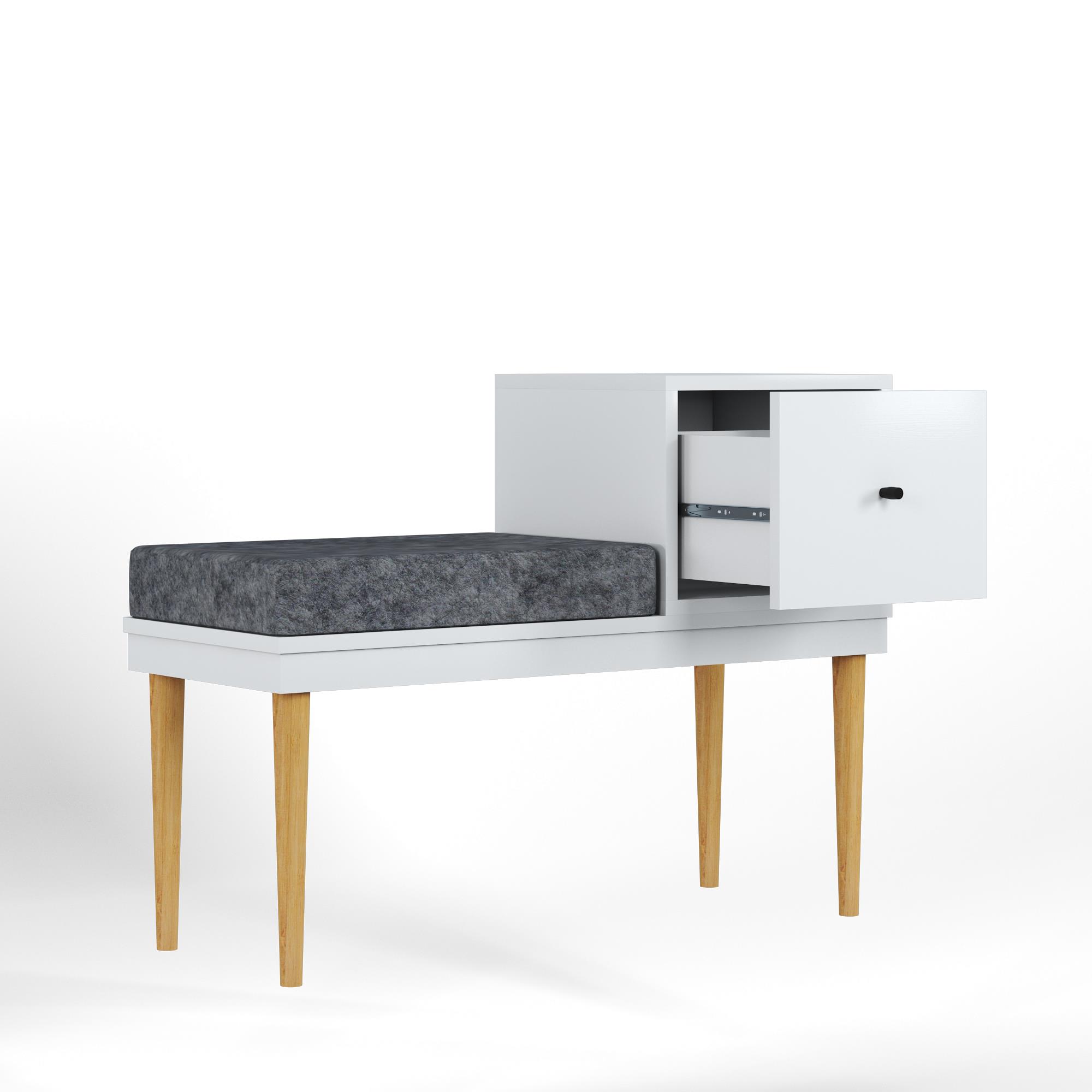 PARİS MODERN PUF BEYAZ