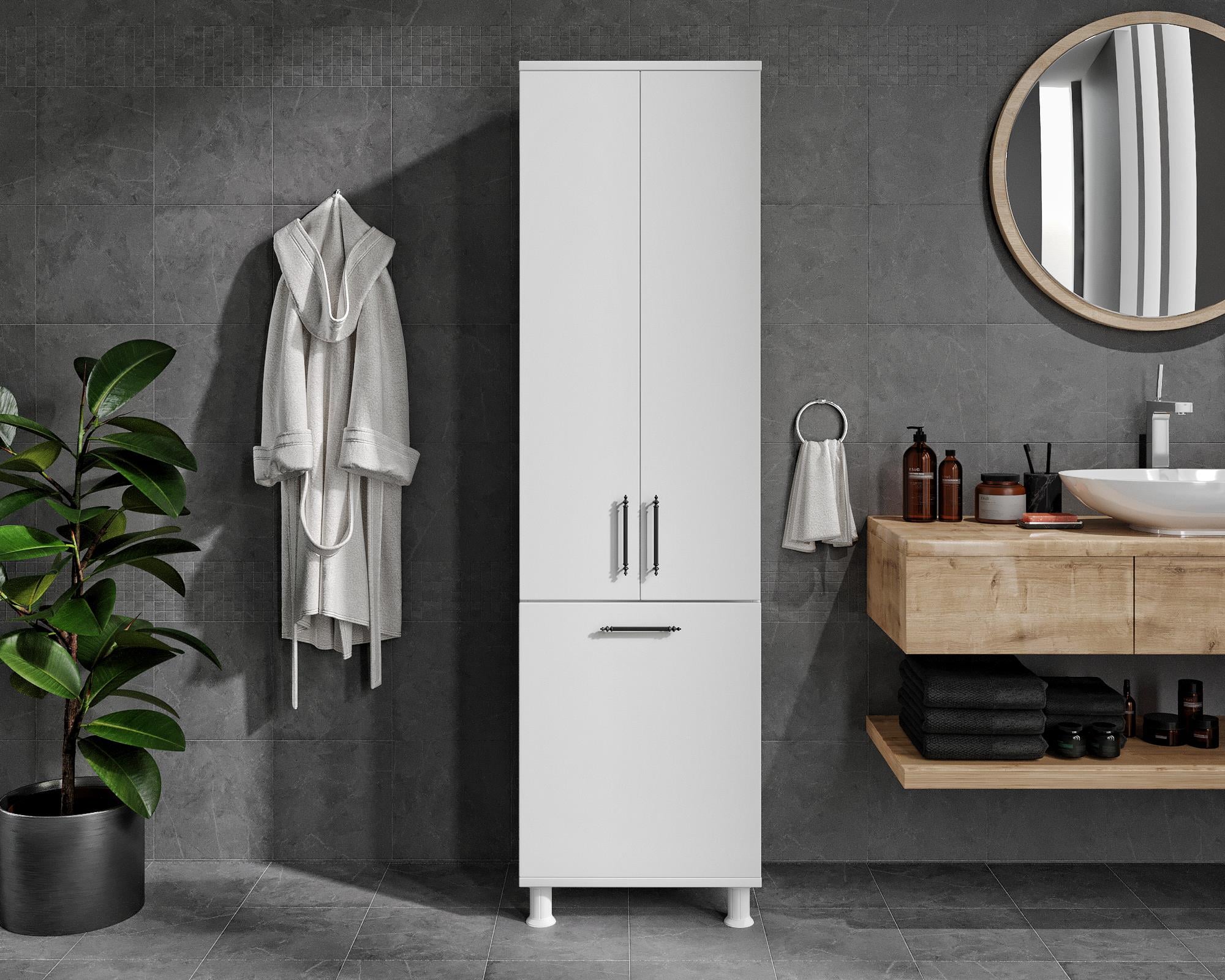 SEZAR KİRLİ SEPETLİ BANYO DOLABI