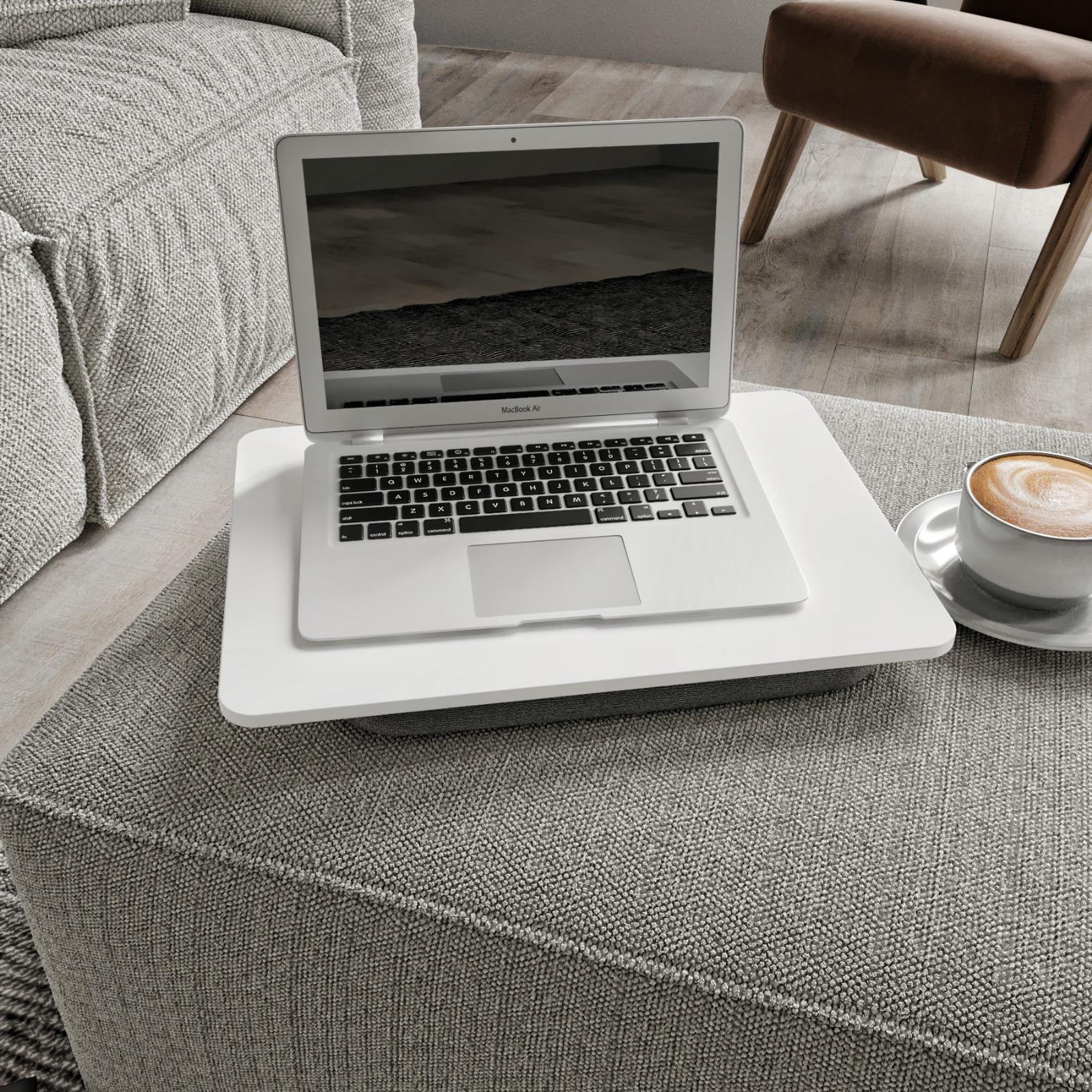Wood Puff Yastıklı Portatif Bilgisayar Masası 