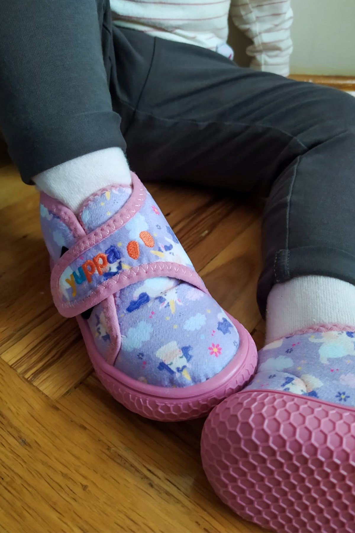 Yuppa Funny Happy Unicorn Kız Çocuk Panduf