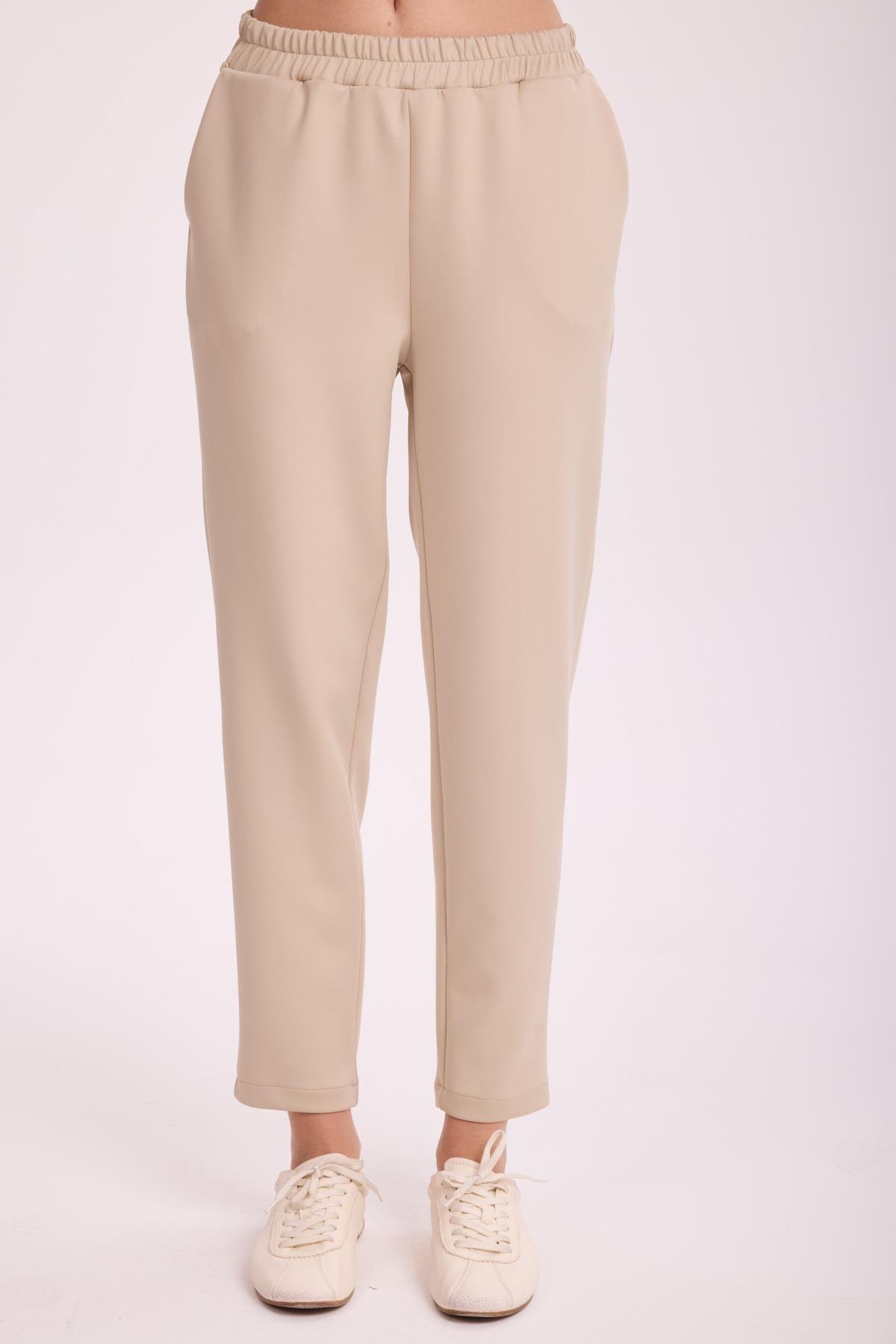 BASİC COMFORT PANTOLON BEJ