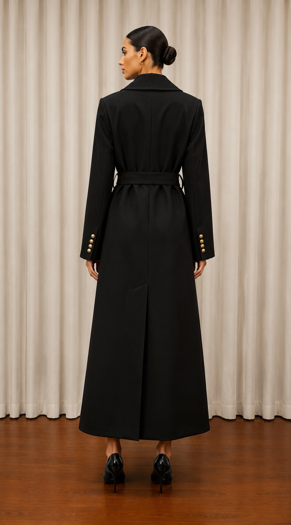 BLAZER TRENÇKOT SİYAH