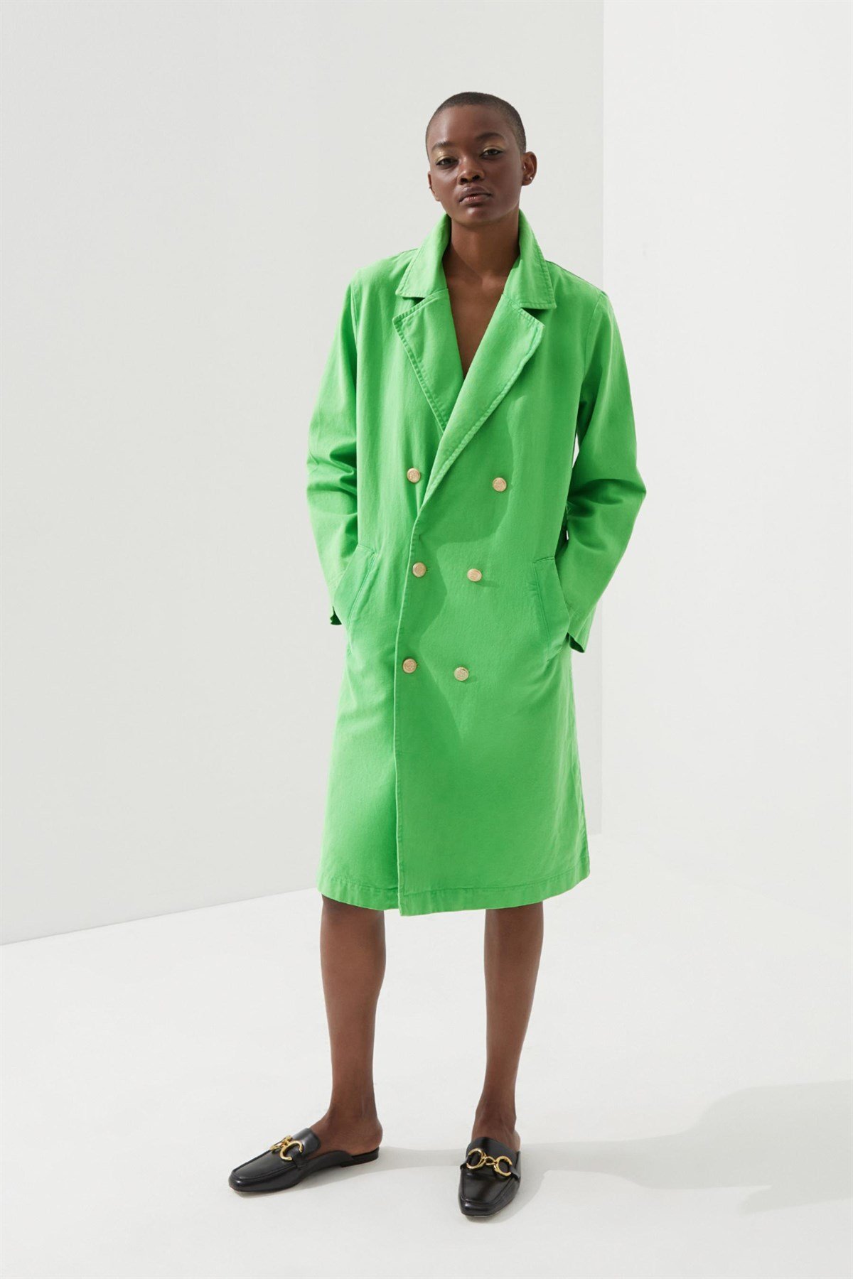 DENİM BLAZER TRENÇKOT