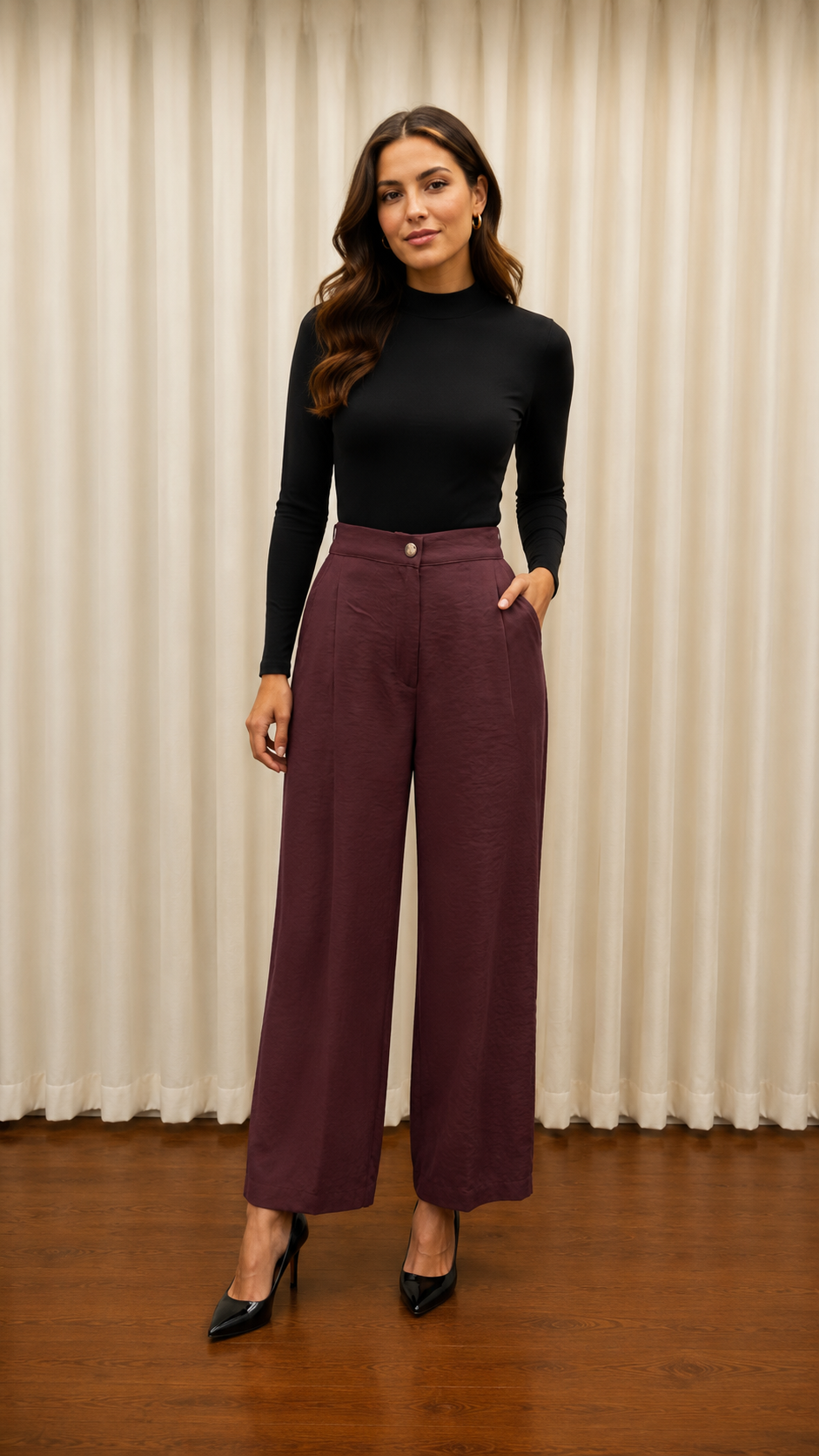 EMPERA PANTOLON BORDO