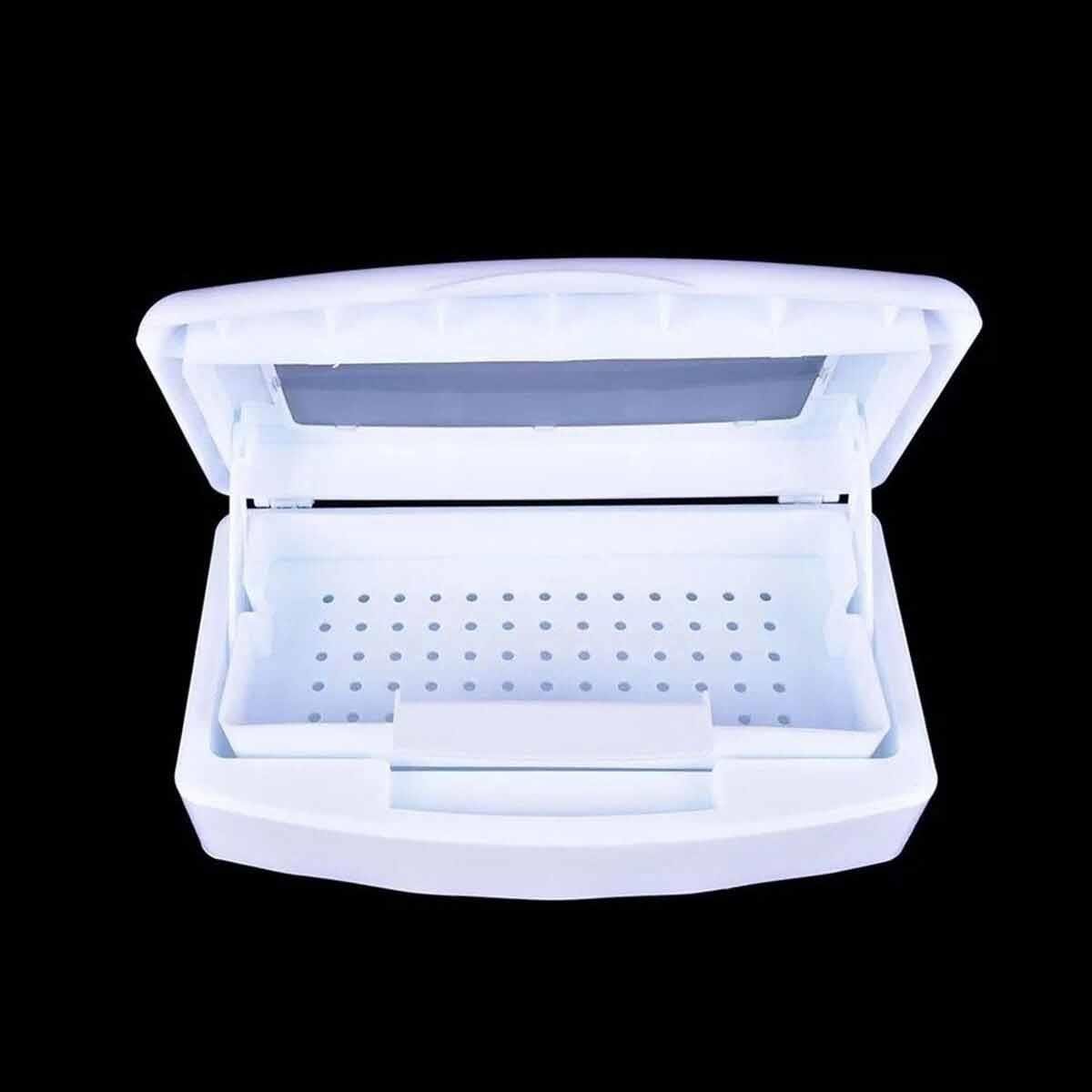 Adanil 100 W Tırnak Araçları Mini Sterilizatör Asansörlü Sıvı Sterilizasyon Kutusu ve Konsantre Alet Dezenfektanı - ADANİL-STERİL-SET-3