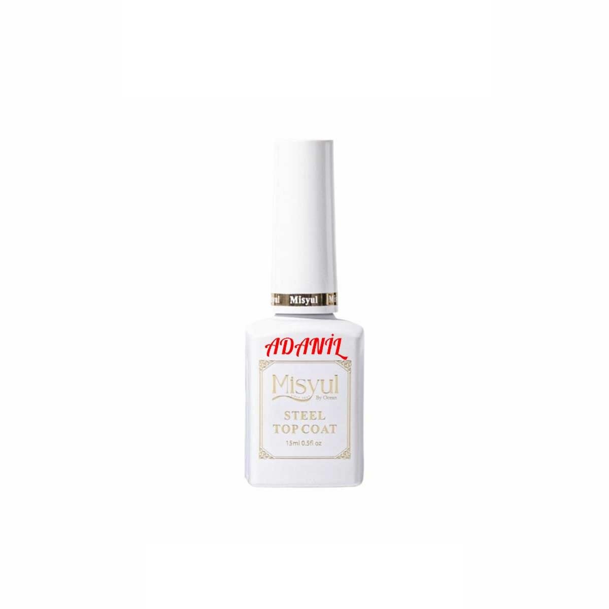 Adanil 15 ml Misyul Profesyonel Steel Parlak Çizilmez Top Coat - ADANİL-MİSYUL-PRO-STEEL-TOP-COAT