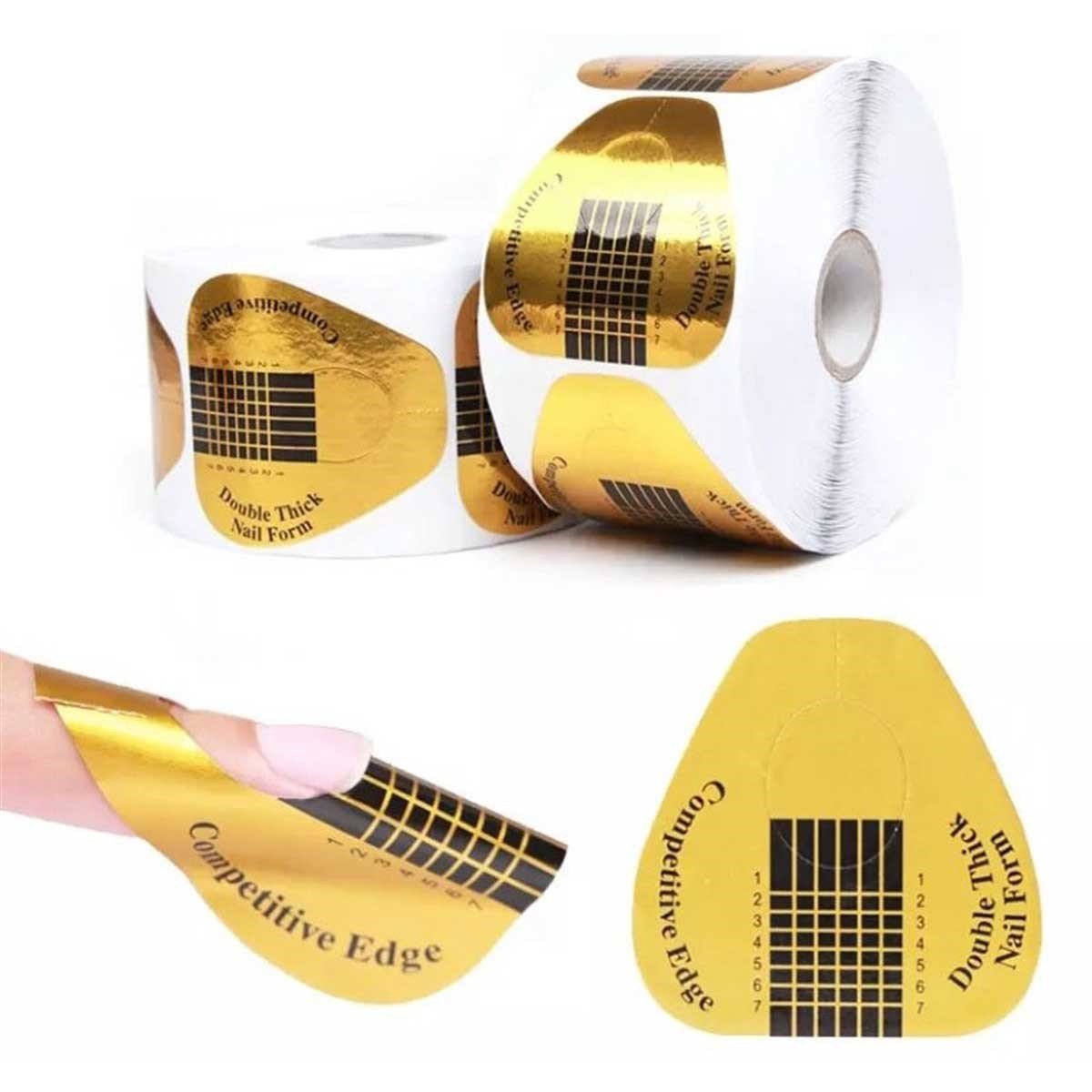 Adanil 500'lü Gold Protez Tırnak Şablon Form - ADANİL-GOLD-ŞABLON-FORM-500