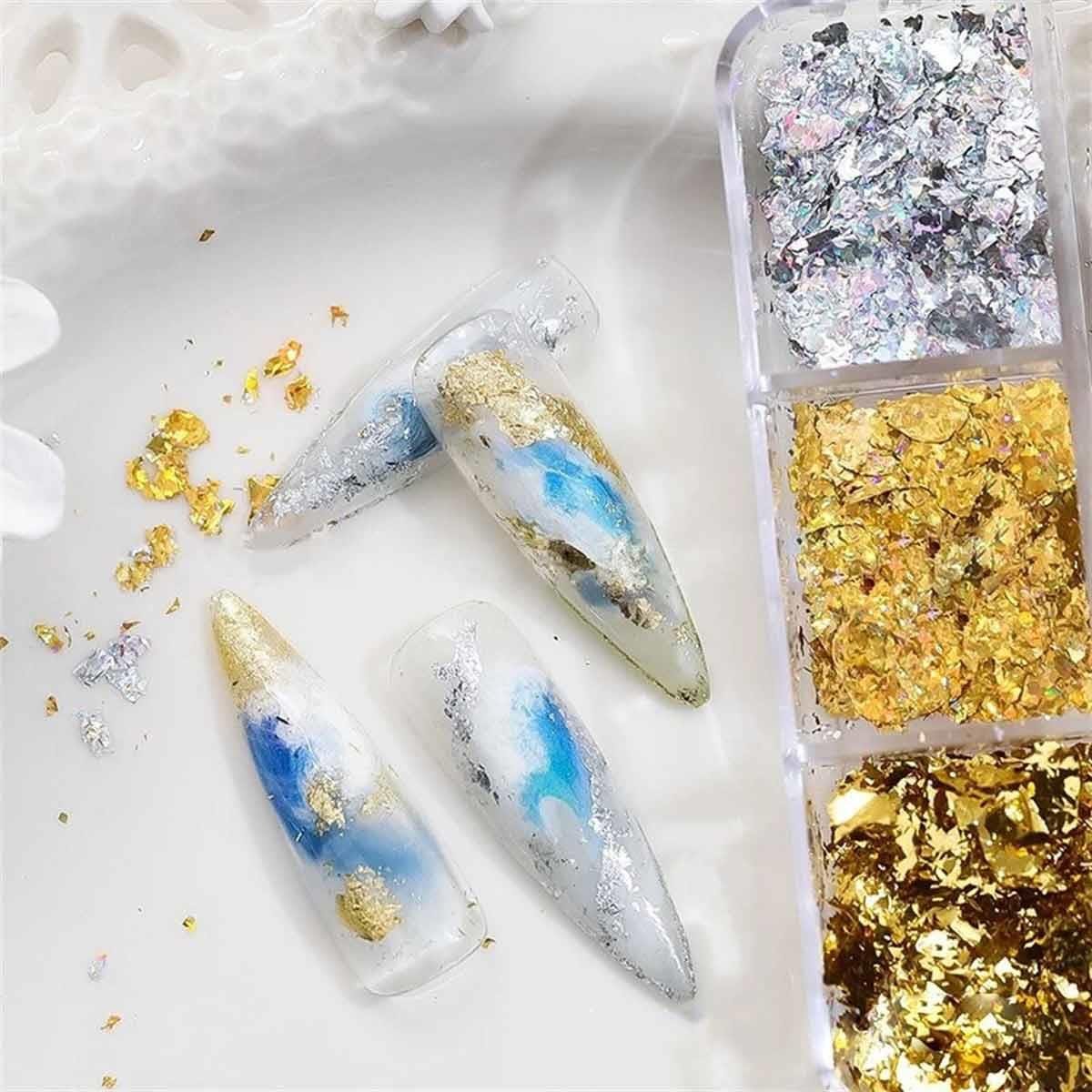 Adanil Altın Gümüş Parçalı Folyo Seti 6'lı - ADANİL-PARÇALI-FOLYO-SET-6LI