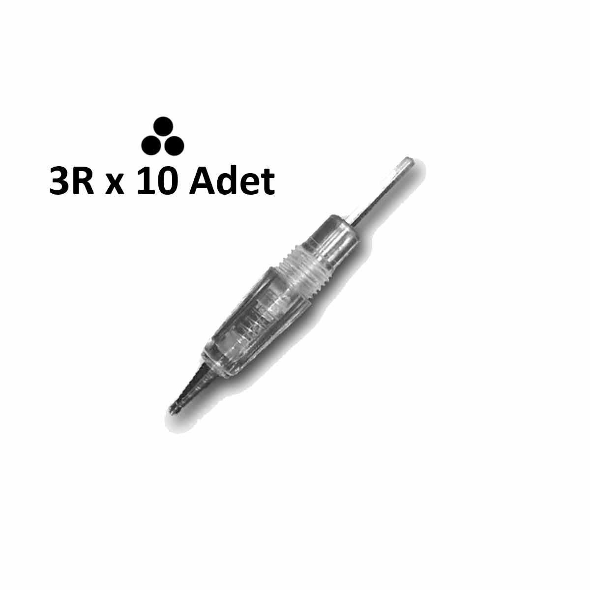 Adanil Charmant 3R Kalıcı Makyaj İğnesi 3 Pin 10 Adet - ADANİL-CHARMANT-3R-10-ADET