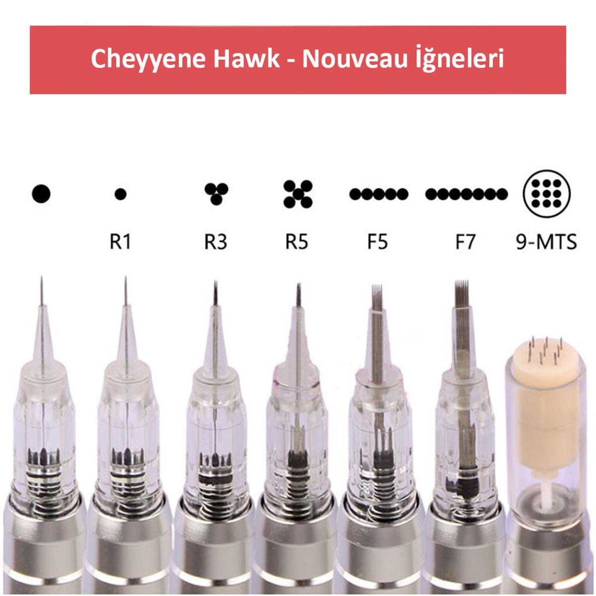 Adanil Cheyenne Hawk Nouveau 5-F Kalıcı Makyaj İğnesi 5 Pin 1 Adet - ADANİL-NOUVEAU-5-F-1-ADET