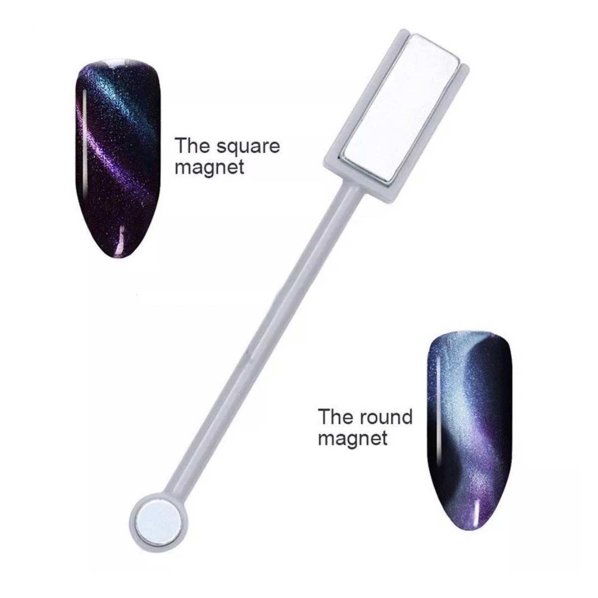Adanil Çift Taraflı Kedi Gözü Oje Magneti Oje Mıknatıs - ADANİL-KEDI-GOZU-MAGNET-ÇİFT-TARAFLI