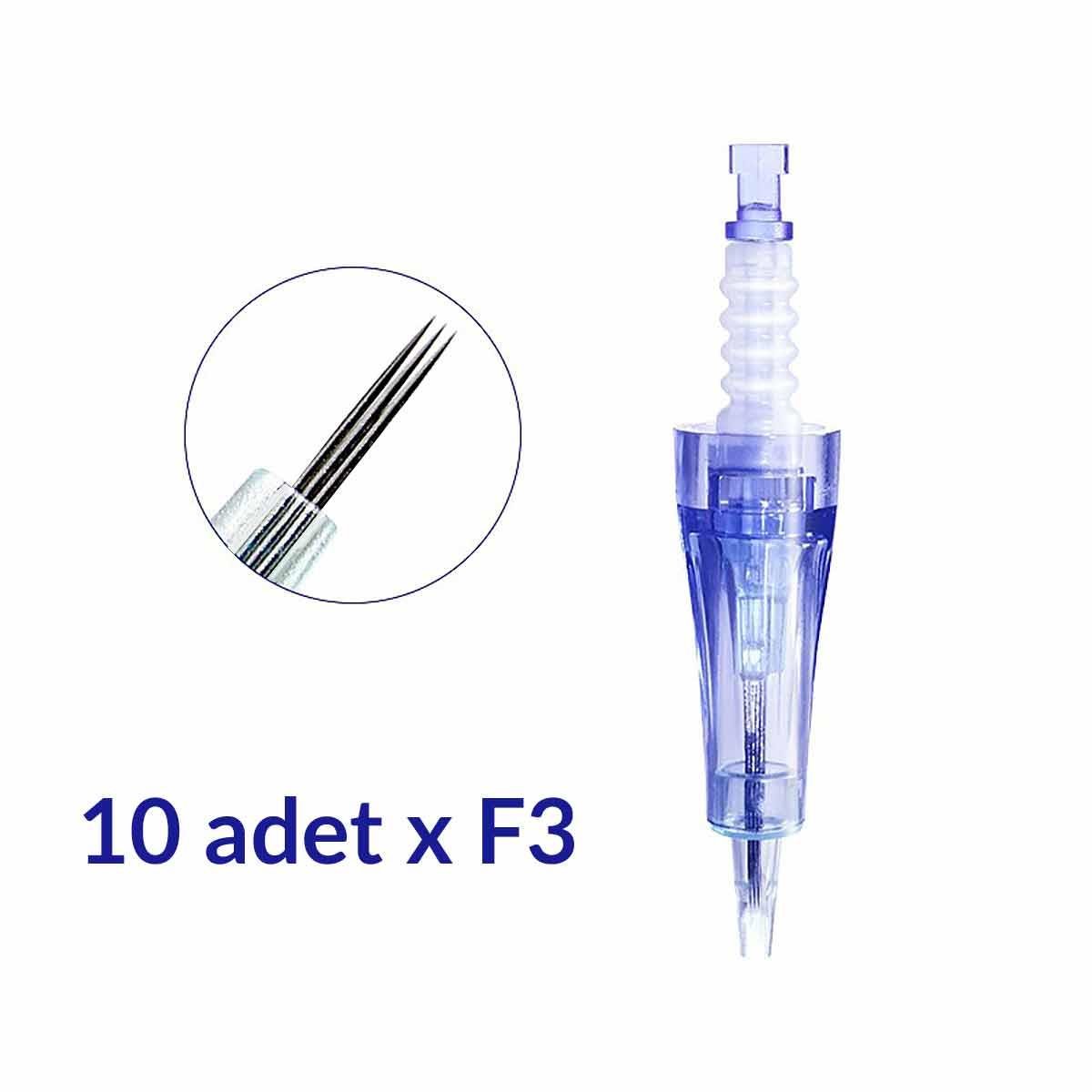 ADANİL DR PEN 3 PİN KALICI MAKYAJ İĞNESİ F3 10 ADET - ADANİL-DR-PEN-F3-10-ADET