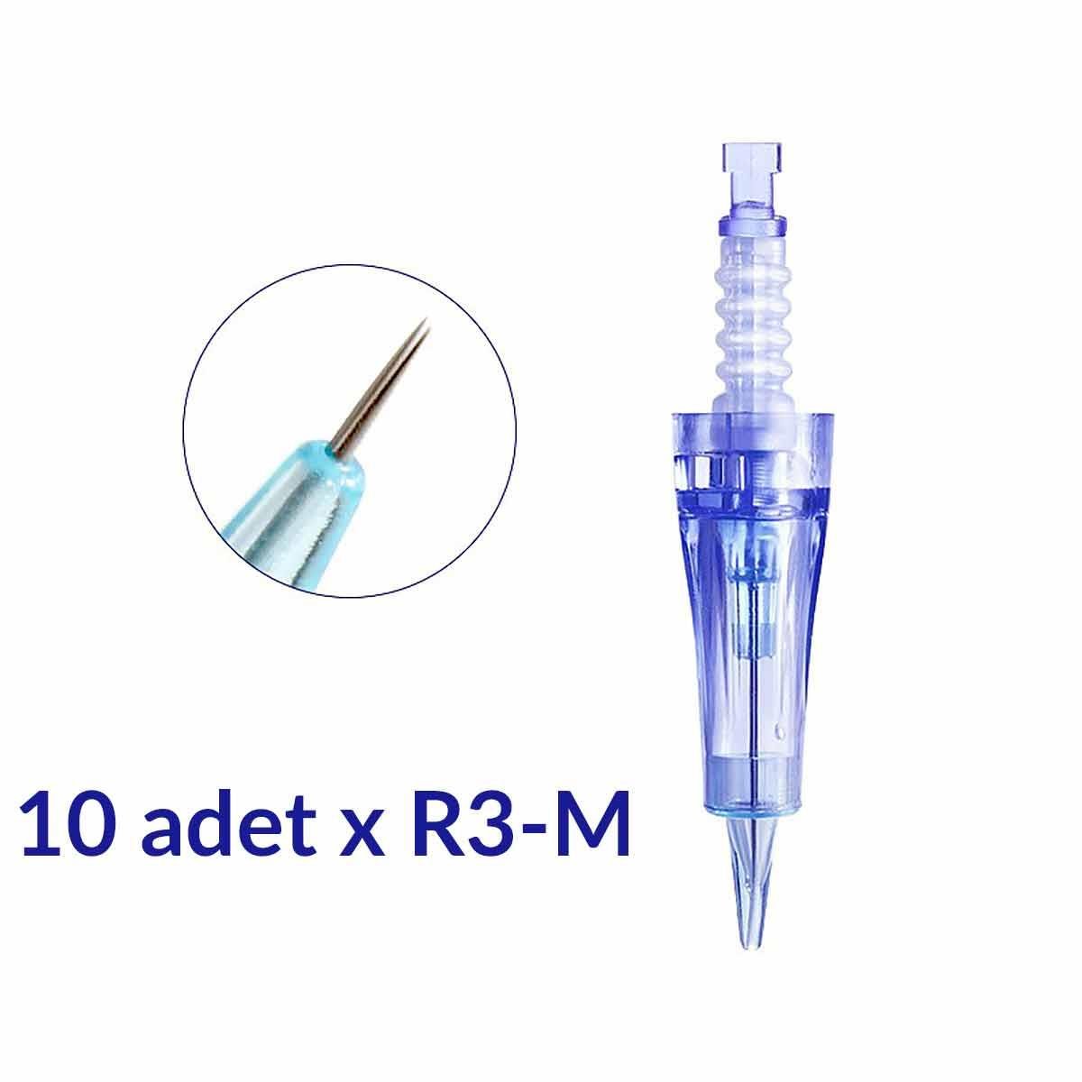 ADANİL DR PEN 3 PİN KALICI MAKYAJ İĞNESİ R3-M 10 ADET - ADANİL-DR-PEN-R3-M-10-ADET