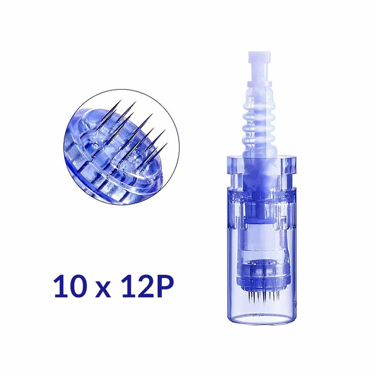 ADANİL DR. PEN 12 PİN DERMAPEN İĞNESİ ORİJİNAL DERMAPEN İĞNE KARTUŞU SOKETLİ 10 ADET - ADANİL-DR-PEN-12P-10-ADET