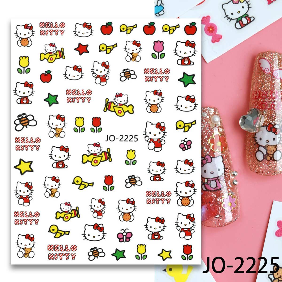 Adanil Kuş Böcek Uçak Hello Kitty Sticker J0-2225 - ADANİL-STICKER-J0-2225