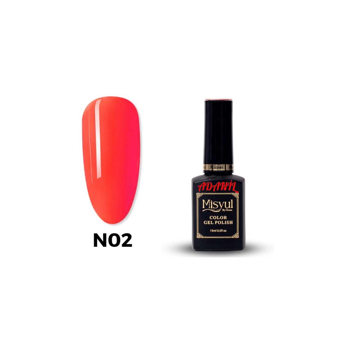 Adanil Misyul Neon Kalıcı Oje N02 - ADANİL-MİSYUL-NEON-02