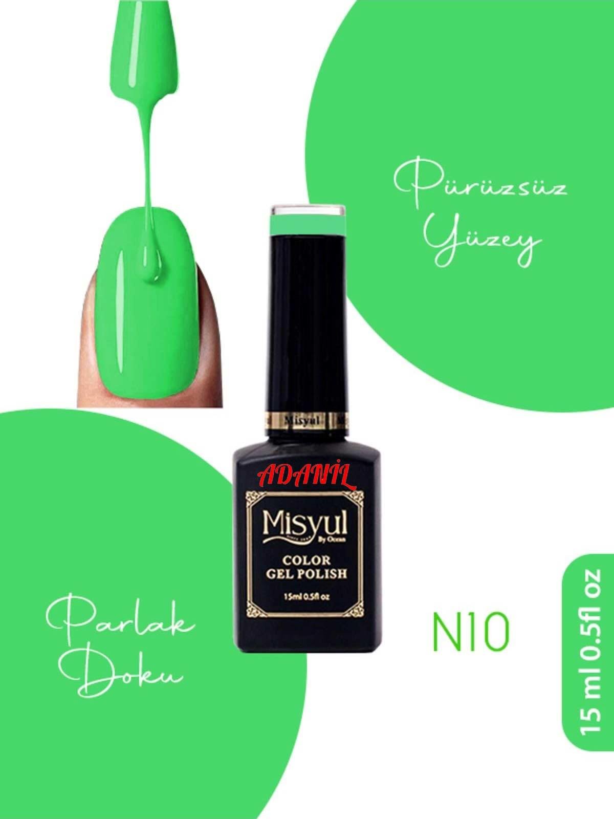 Adanil Misyul Neon Kalıcı Oje N10 - ADANİL-MİSYUL-NEON-10