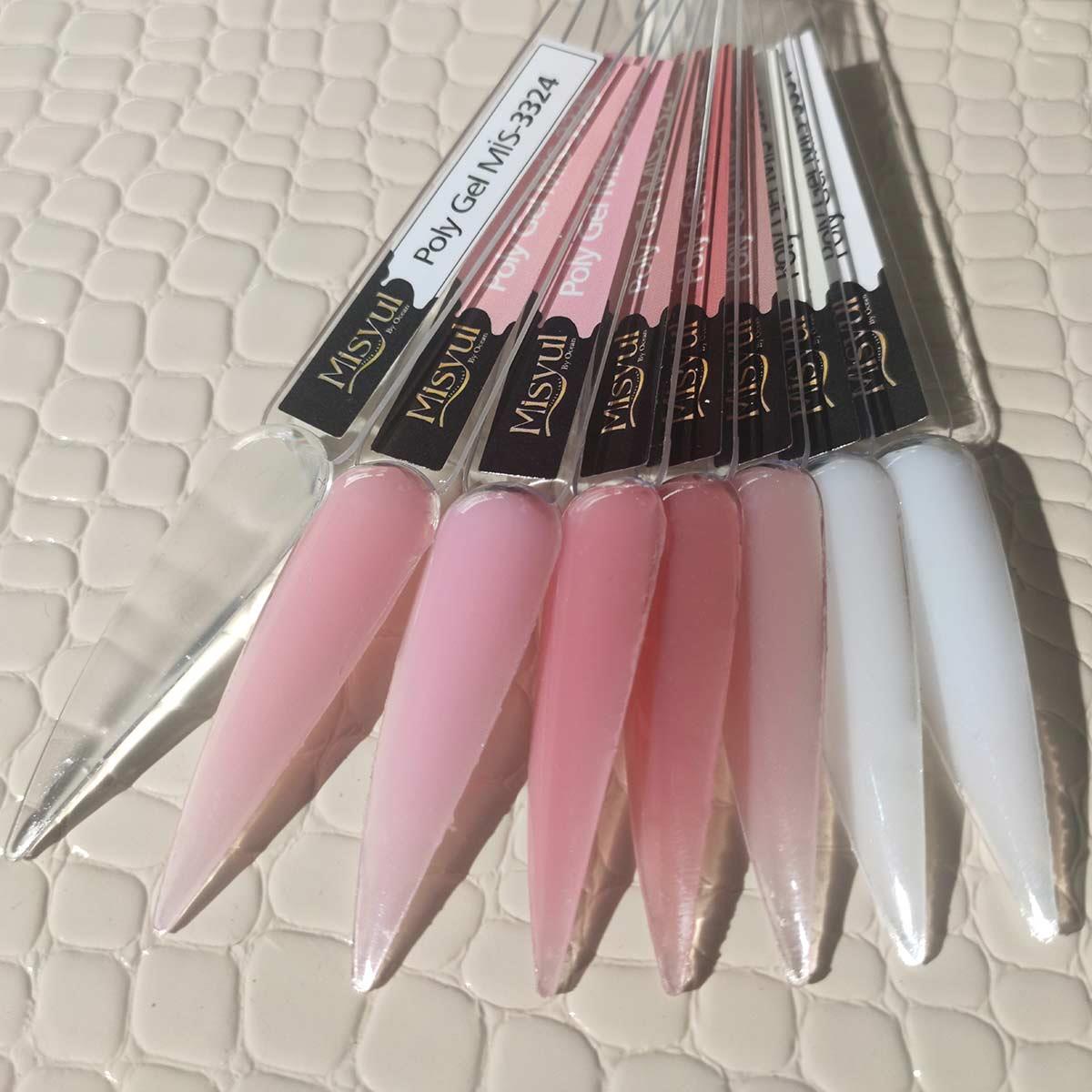 Adanil Misyul Profesyonel 30 ml Koyu Nude Poly Gel 3328 Akrilik Jel - ADANİL-MİSYUL-POLY-GEL-3328