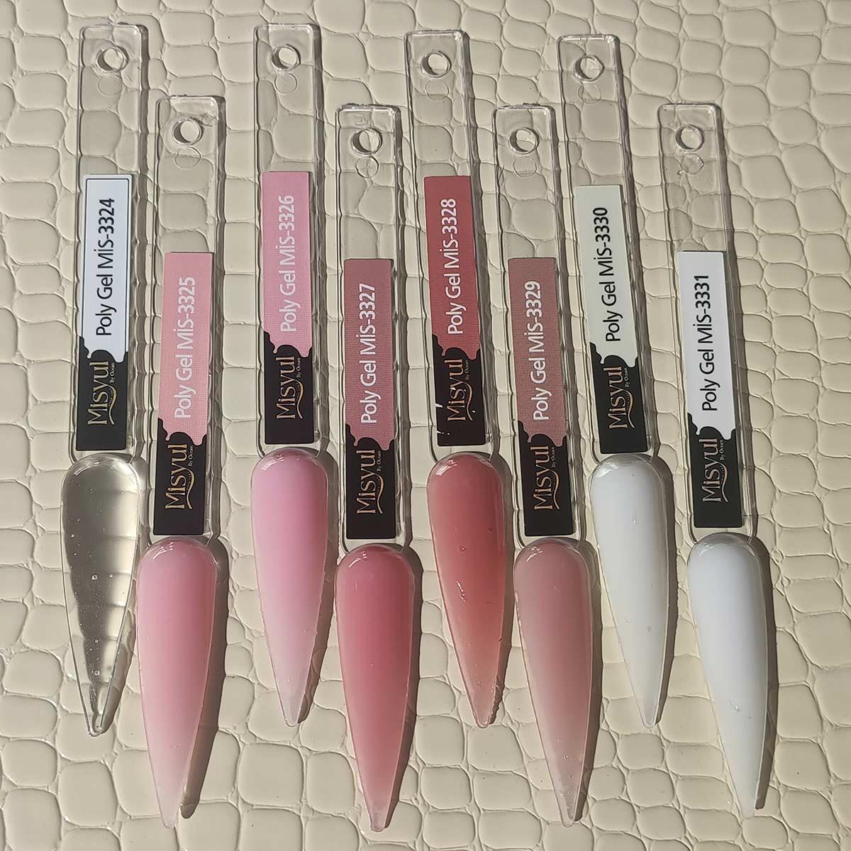 Adanil Misyul Profesyonel 30 ml Nude Pink Poly Gel 3327 Akrilik Jel - ADANİL-MİSYUL-POLY-GEL-3327