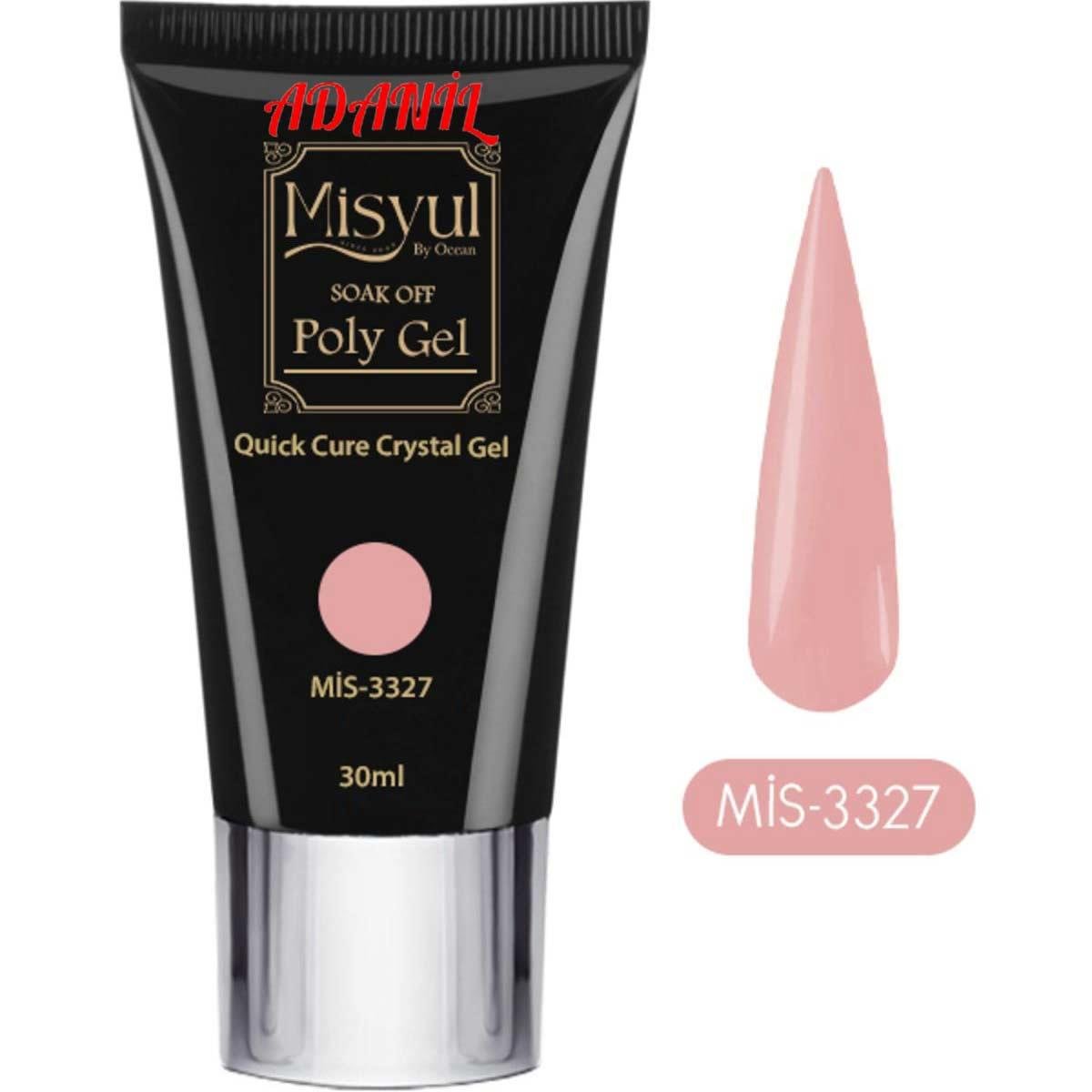 Adanil Misyul Profesyonel 30 ml Poly Gel 3327 Akrilik Jel - ADANİL-MİSYUL-POLY-GEL-3327