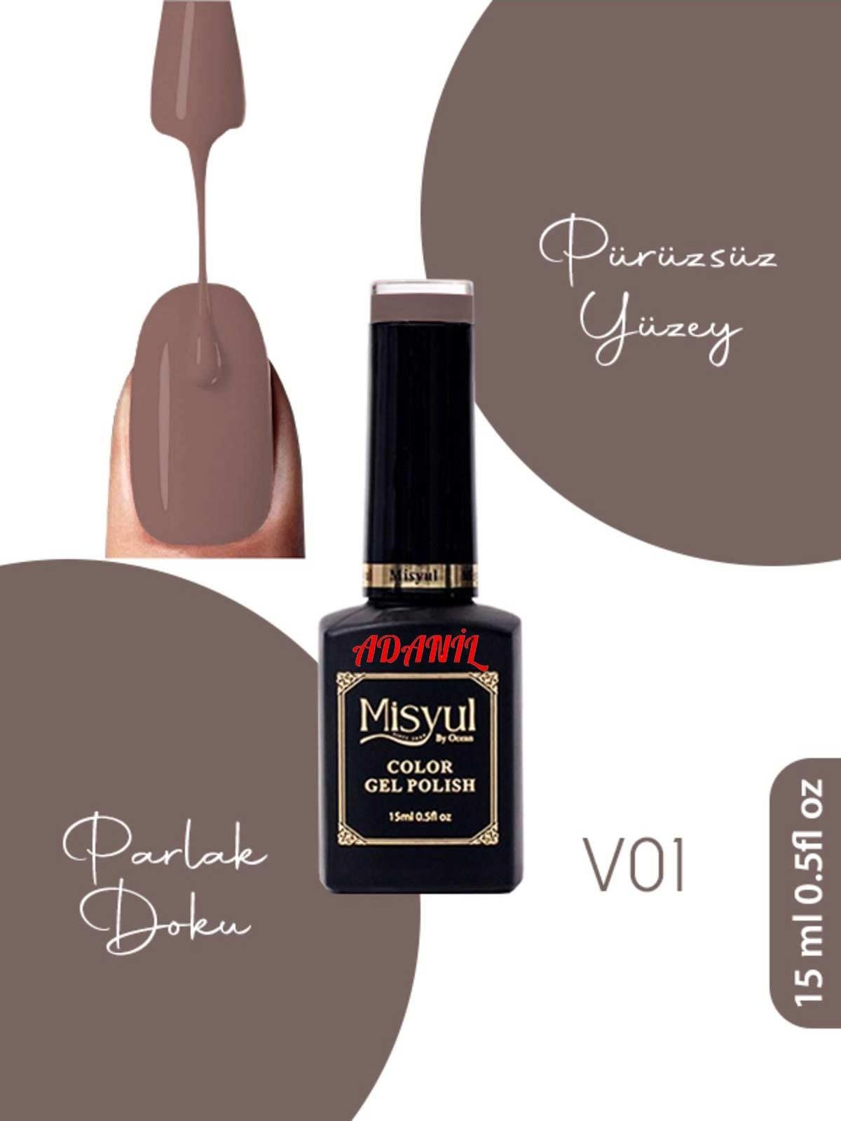 Adanil Misyul Vitröz Cam Saydam Kalıcı Oje V01 - ADANİL-MİSYUL-VITREOUS-01