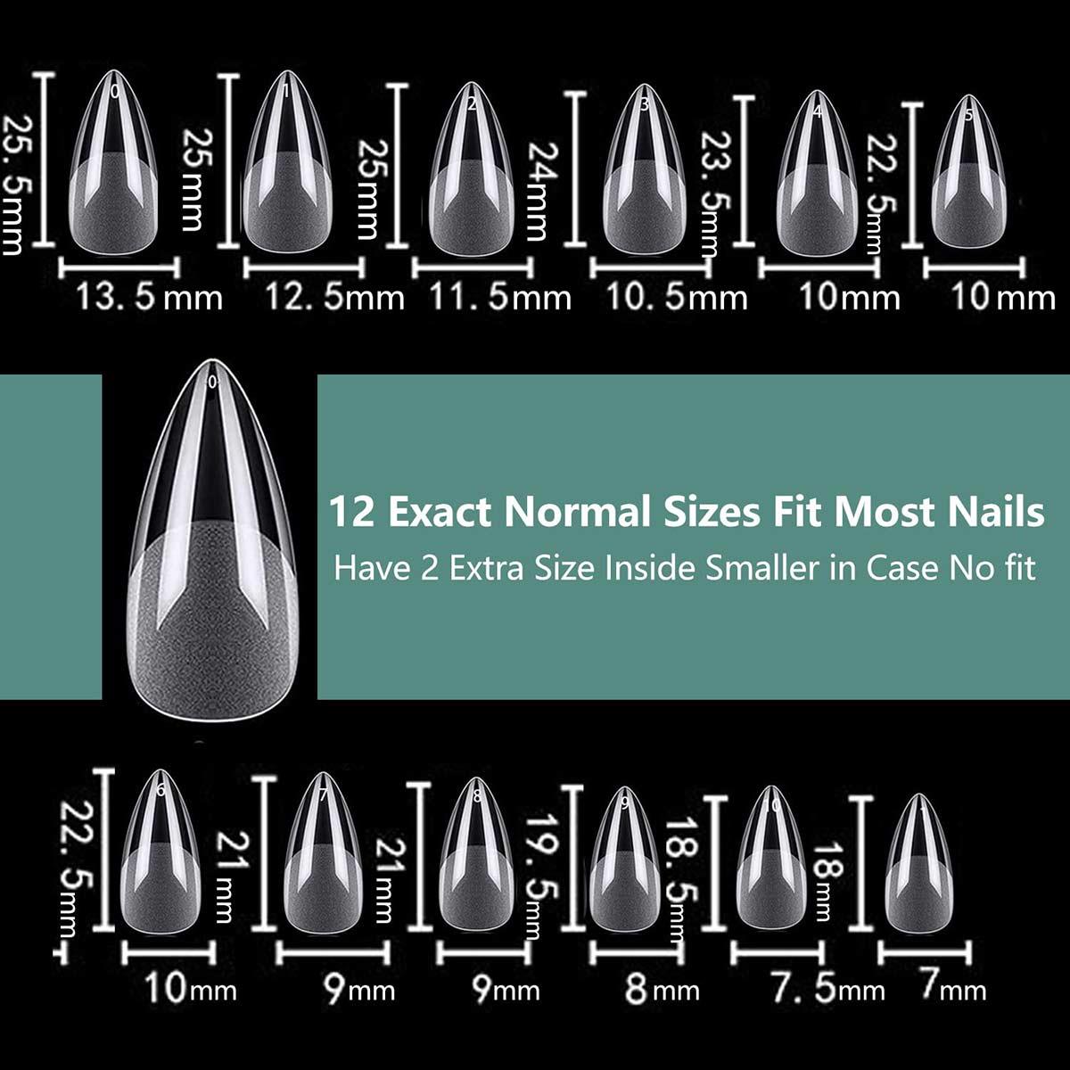 Adanil Yeni Nesil Medium Almond Jel Tips Kolay Kullanım Hızlı İşlem 550 Adet - ADANİL-YENİ-MEDIUM-ALMOND-JEL-TIPS