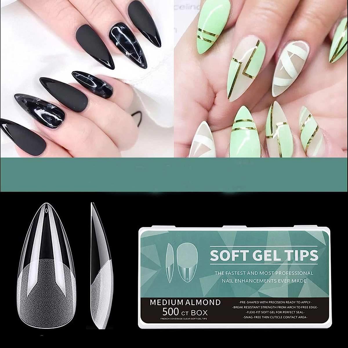 Adanil Yeni Nesil Medium Almond Jel Tips Kolay Kullanım Hızlı İşlem 550 Adet - ADANİL-YENİ-MEDIUM-ALMOND-JEL-TIPS