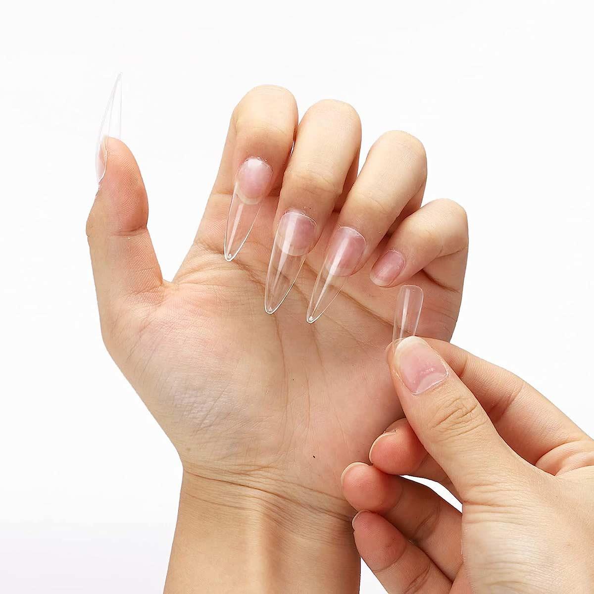 Adanil Yeni Nesil Medium Stiletto Jel Tips Kolay Kullanım Hızlı İşlem 550 Adet - ADANİL-YENİ-MEDIUM-STILETTO-JEL-TIPS