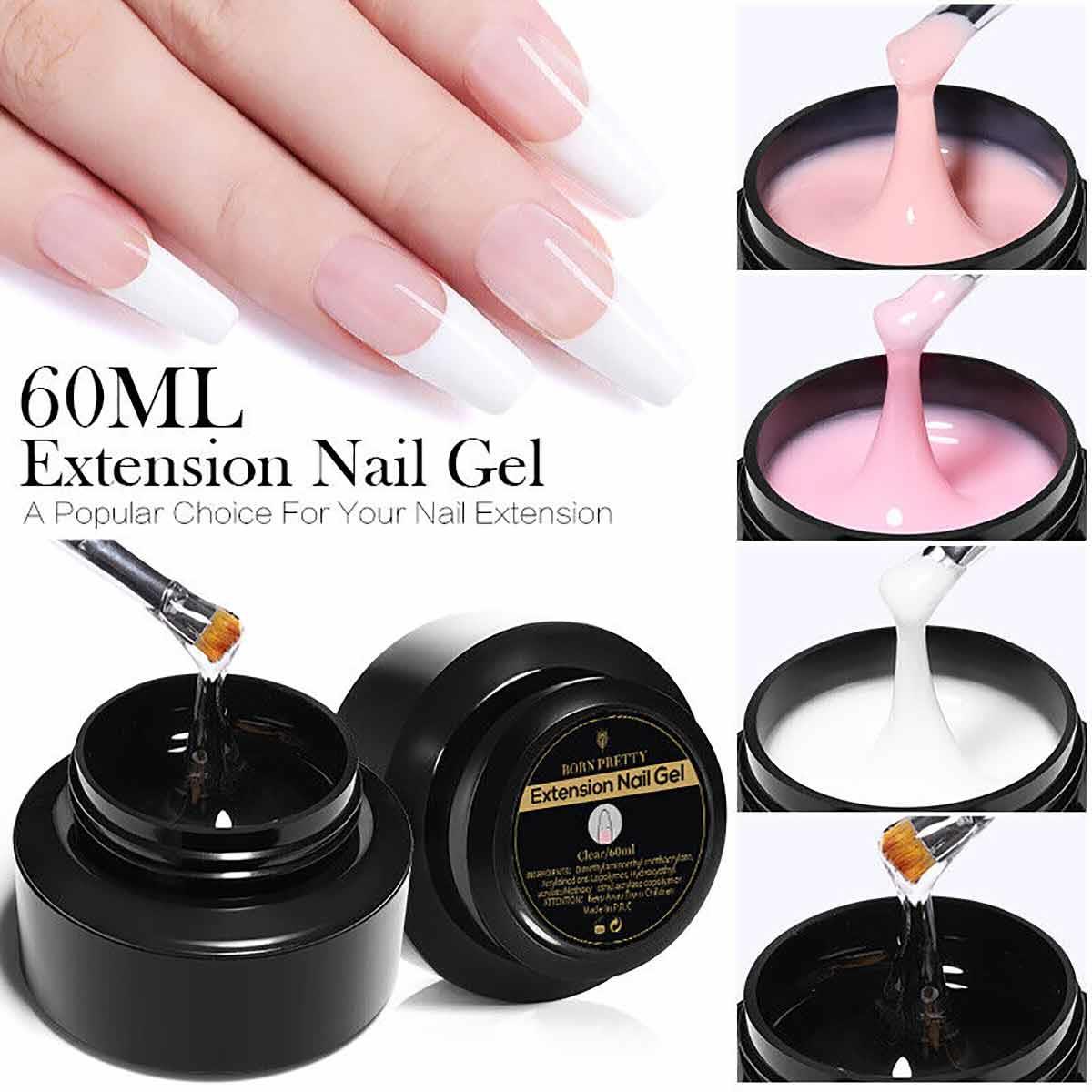 Born Pretty Nail Extension Gel Pembe 60 ml - BORN-PRETTY-60-ML-PEMBE-JEL