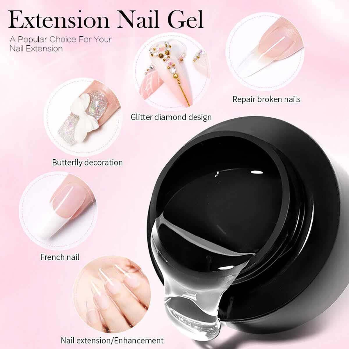 Born Pretty Nail Extension Gel Pembe 60 ml - BORN-PRETTY-60-ML-PEMBE-JEL