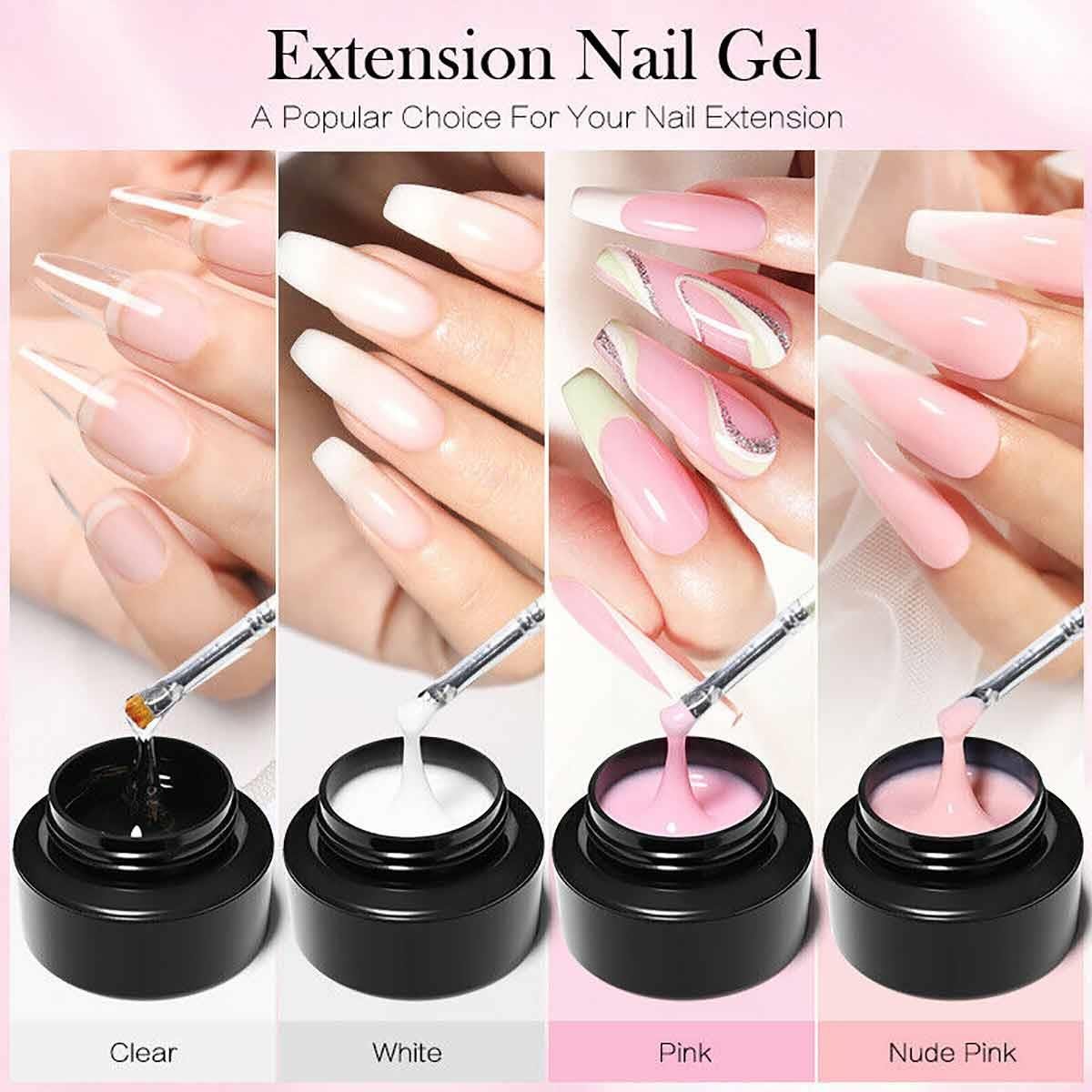 Born Pretty Nail Extension Gel Pembe 60 ml - BORN-PRETTY-60-ML-PEMBE-JEL