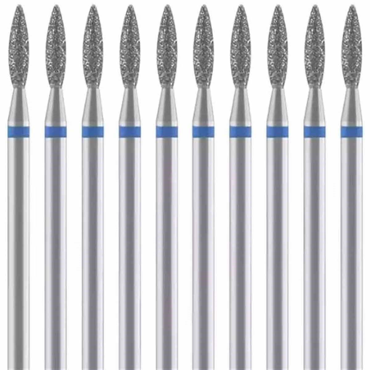 ELLEA NAİL 10'LU ATEŞ MAVİ ELMAS FREZE UÇ