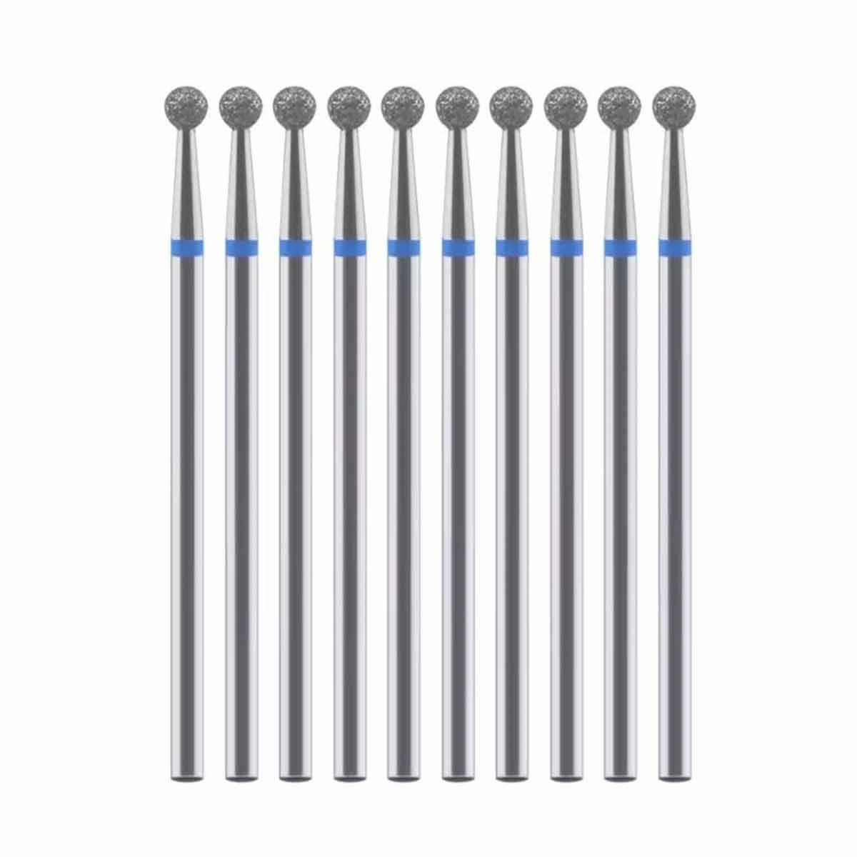 ELLEA NAİL 10'LU TOP MAVİ ELMAS FREZE UÇ