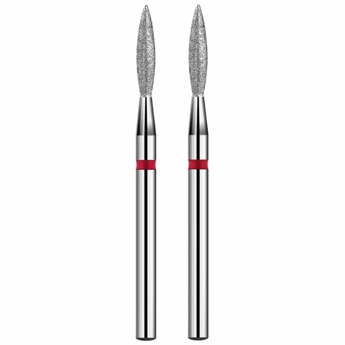 ELLEA NAİL 2'Lİ ATEŞ KIRMIZI ELMAS FREZE UÇ
