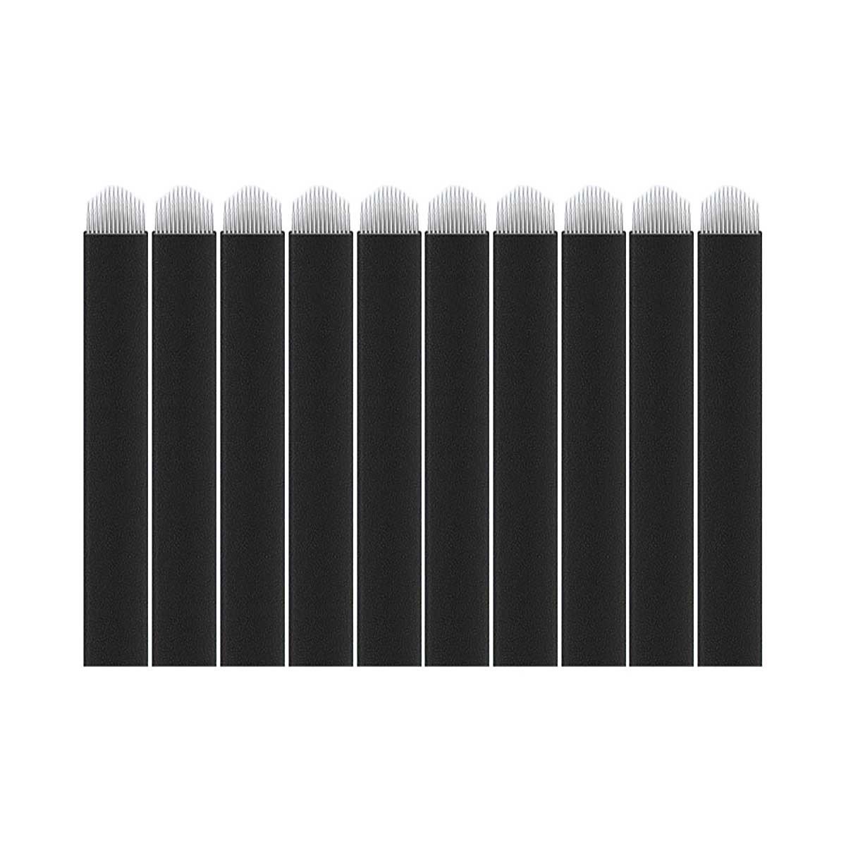 ELLEA NAIL Kalıcı Makyaj 14 Pin Microblading İğnesi 14U 10'lu Paket İğne