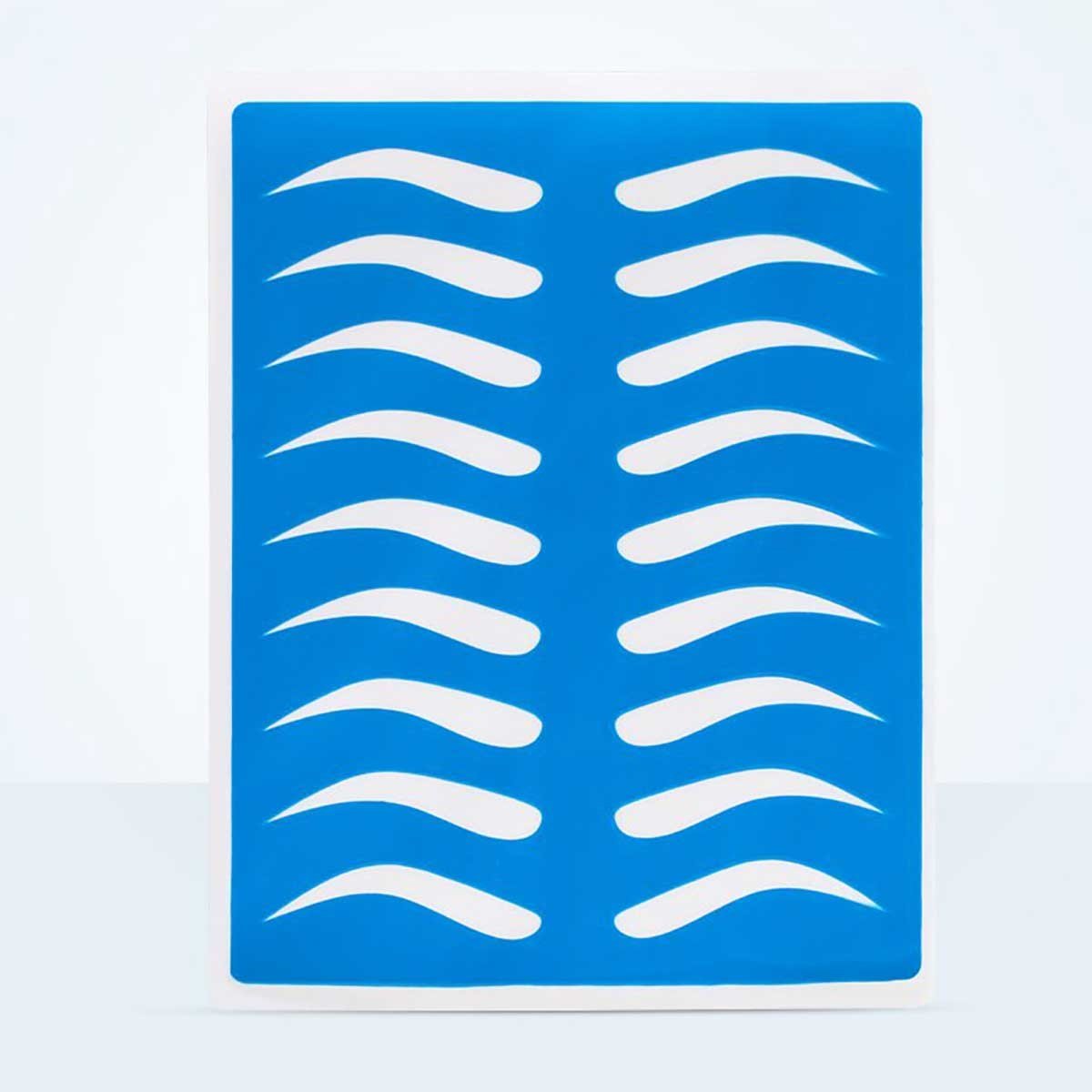 ELLEA NAIL KALICI MAKYAJ EĞİTİM LATEKSİ MAVİ KAŞ ŞEKİLLİ 5 ADET